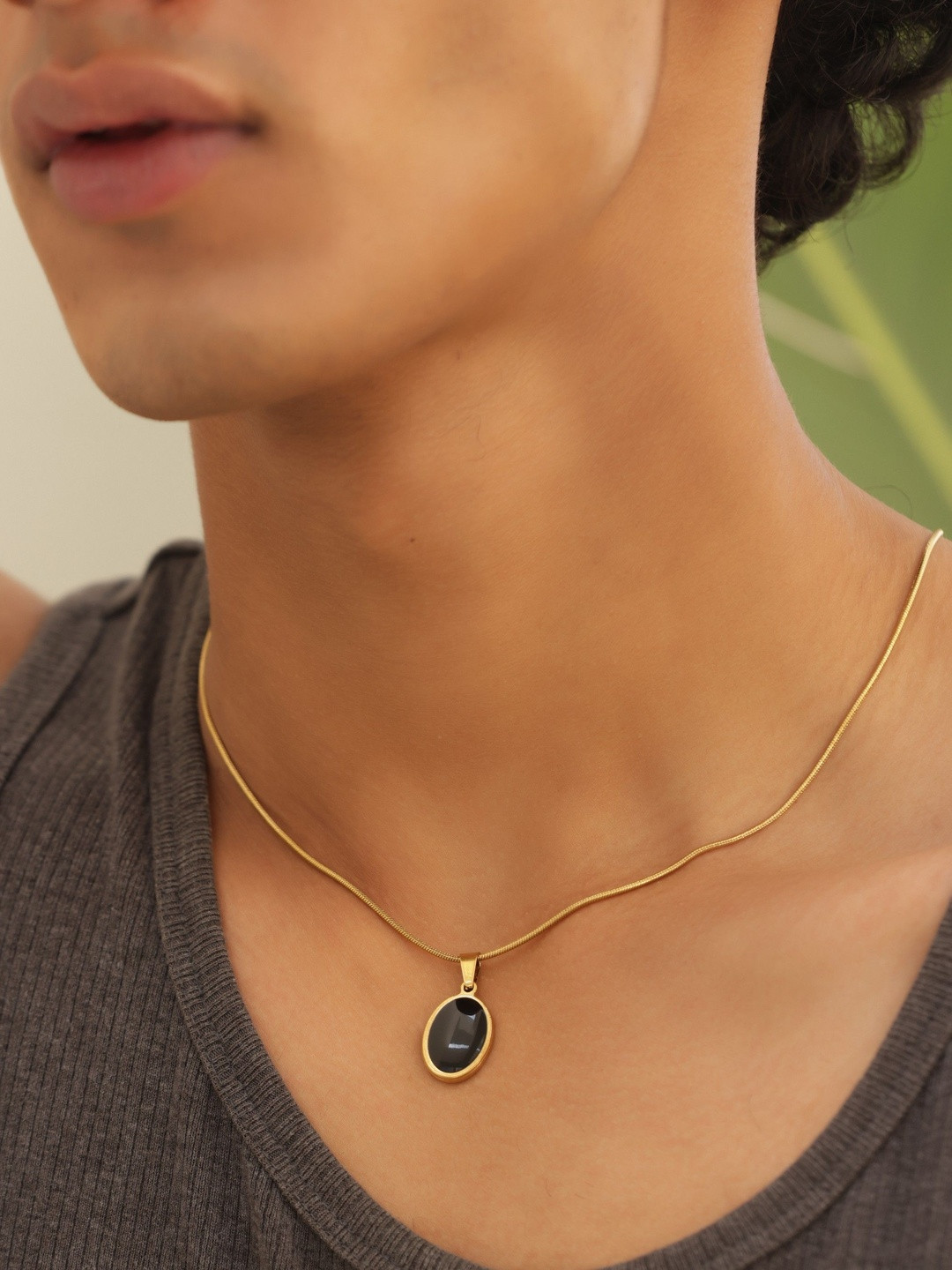 MILLER Men Gold-Plated Necklace