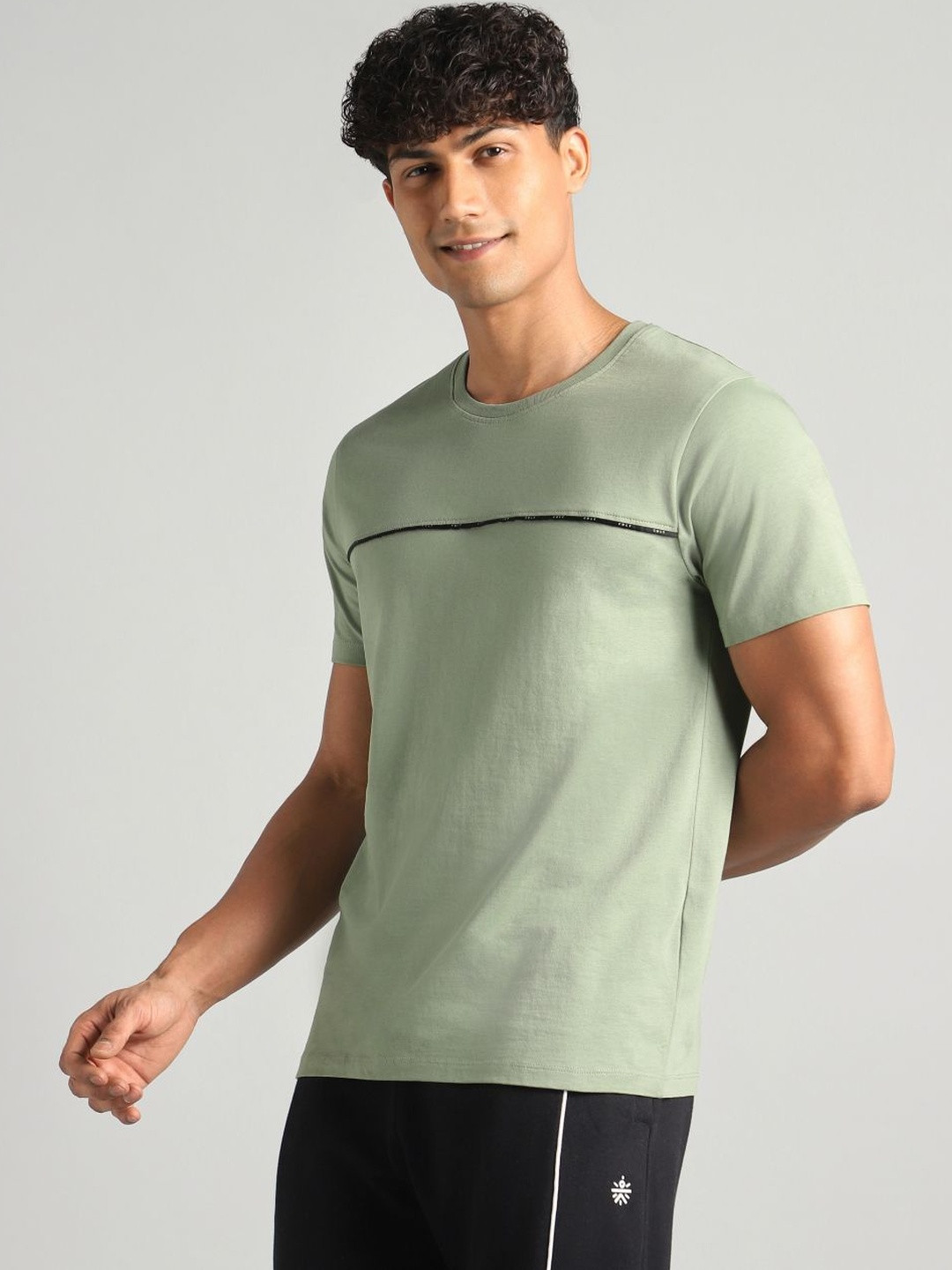 CULT Men's Green Athlete T-shirt