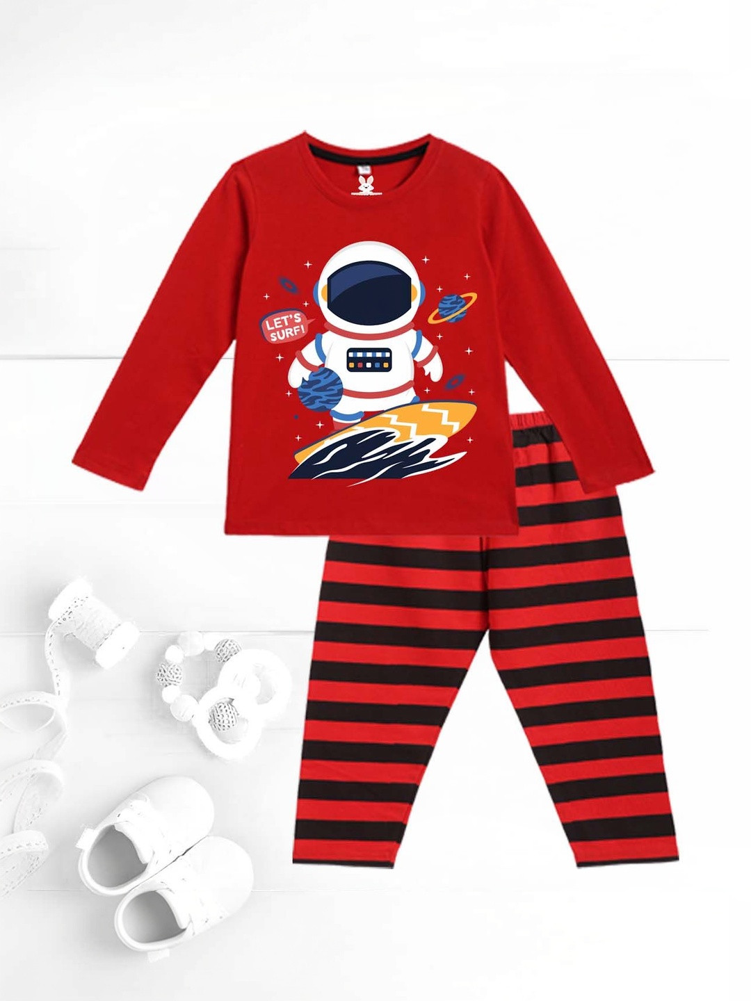 KIDSCRAFT Boys Printed Night suit