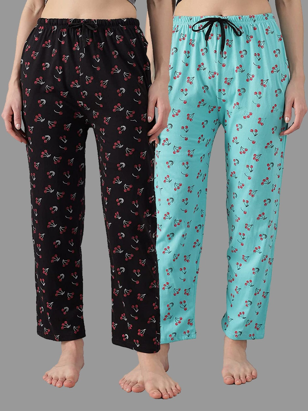 Anixa Women Pack of 2 Regular Fit Track Pants