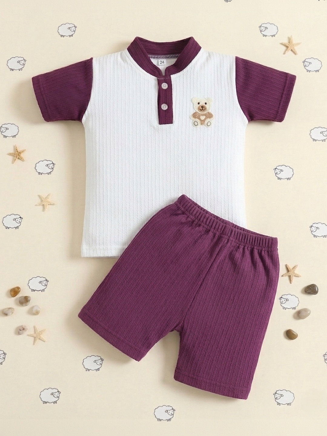 AVELLY Unisex Kids T-shirt with Shorts