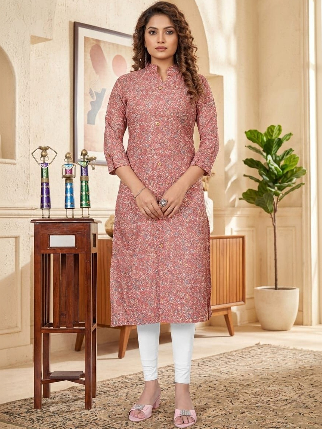 SEWDHAGA Women Geometric Printed Kurta