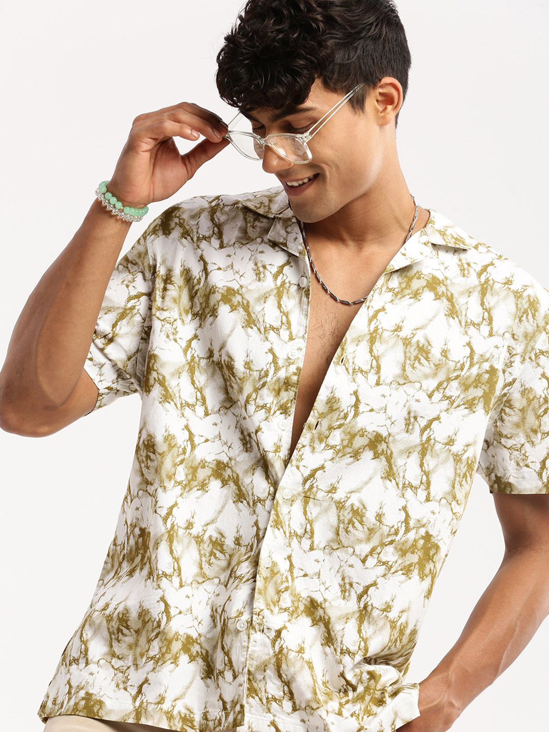 SHOWOFFFF Men Premium Printed Casual Shirt