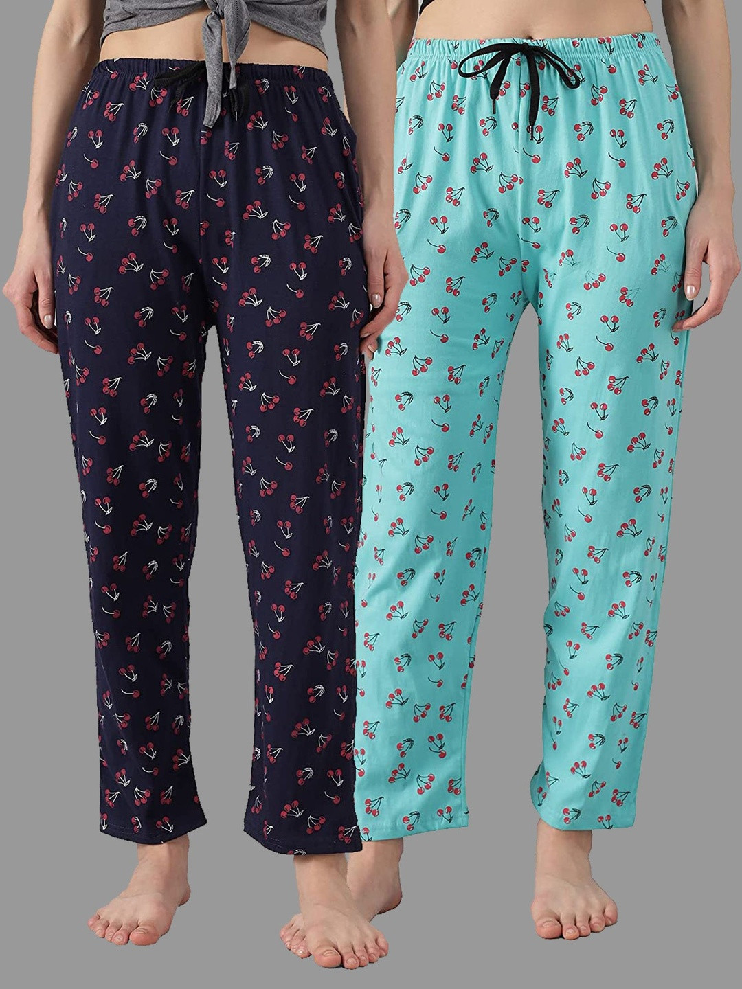 Anixa Women Pack of 2 Regular Fit Track Pants