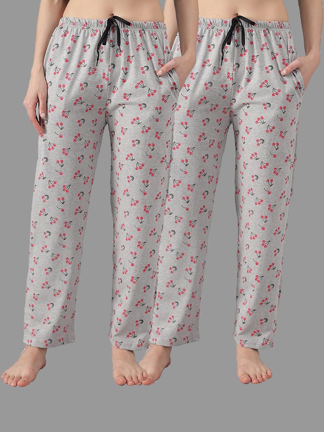 Anixa Women Pack of 2 Regular Fit Track Pants