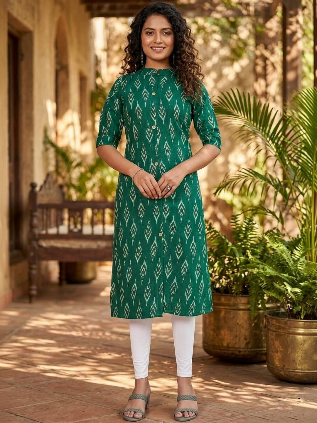 SEWDHAGA Women Geometric Printed Kurta