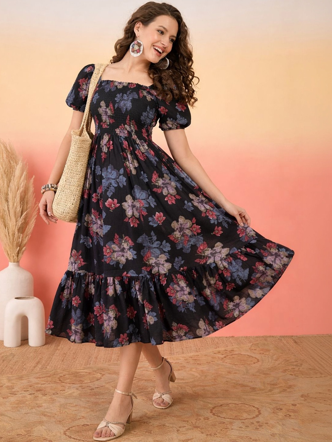 HeyStree Crepe A-Line Dress