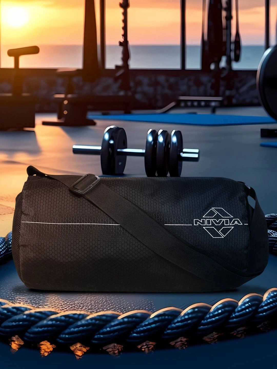 NIVIA Unisex Printed Duffel Bag