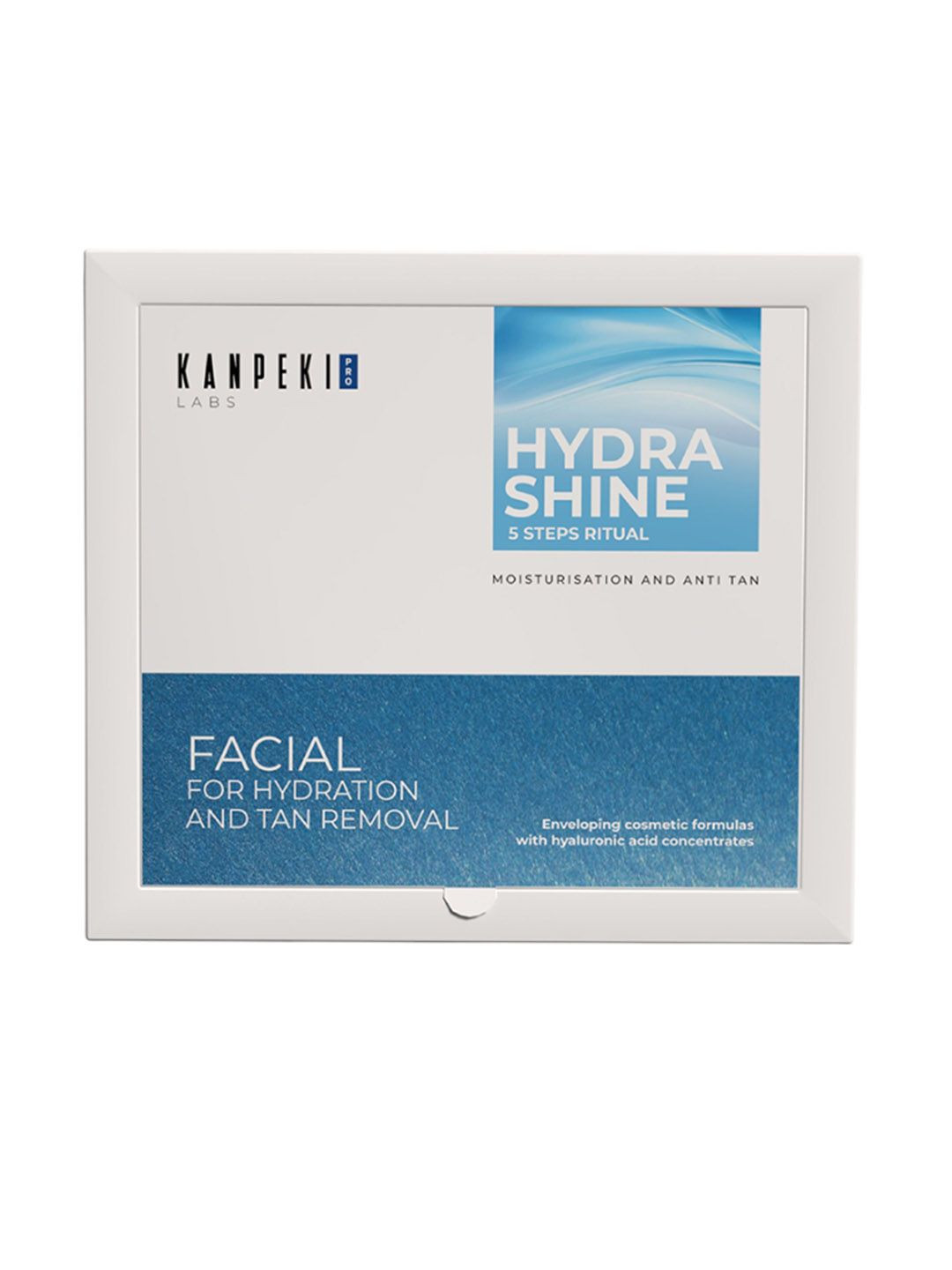 Kanpeki Hydra Shine 5-Step Facial Kit For Hydration and Tan Removal | Dry to Normal Skin