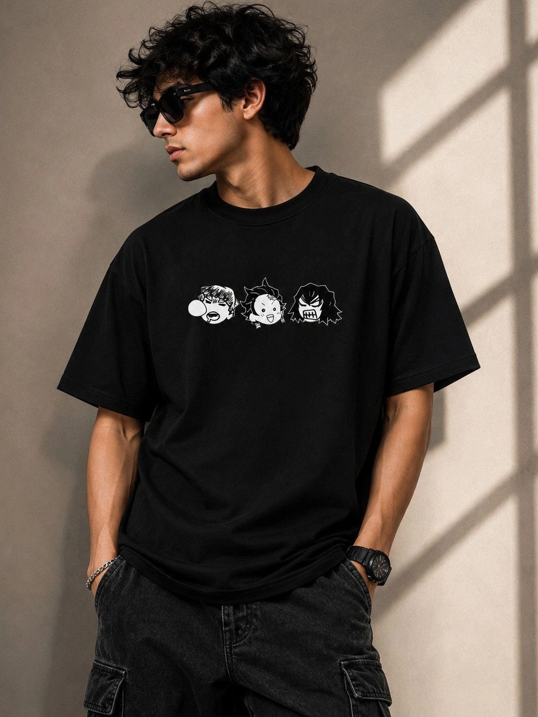 TeeVybe Men Printed T-shirt