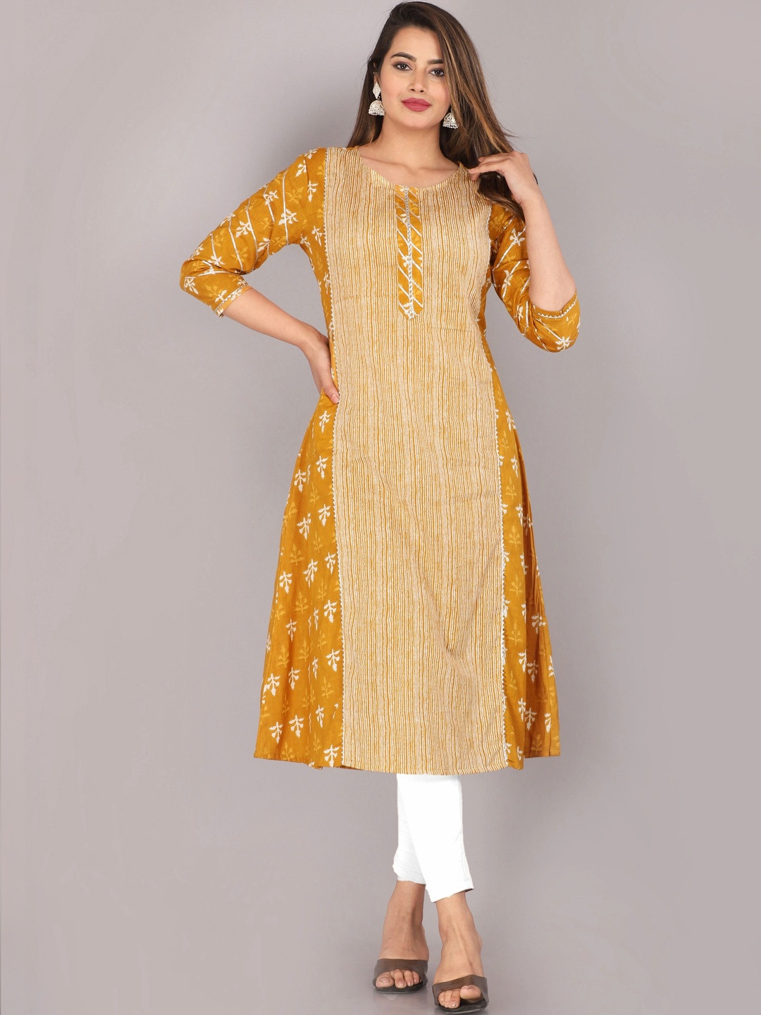 KRIFTEE Women Ethnic Motifs Printed Kurta