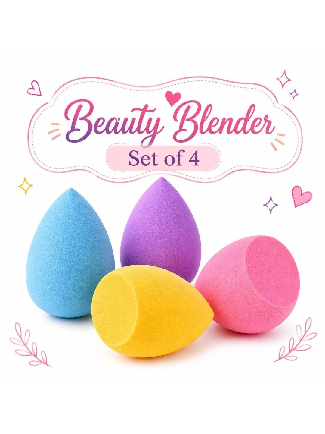 Dream Makeup Set Of 4 Skin Friendly Beauty Blender