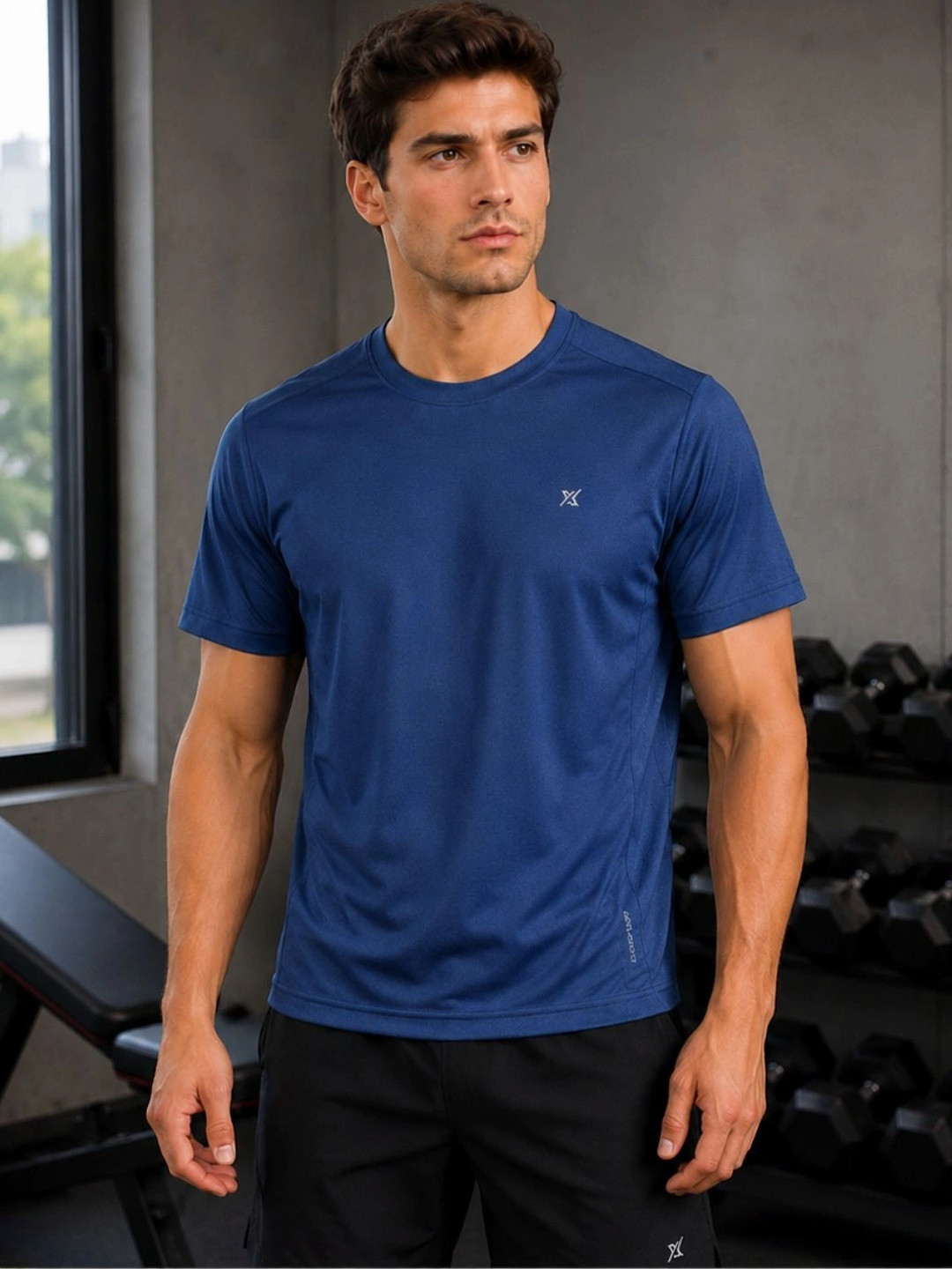 Moda Rapido Men Brand Logo T-shirt