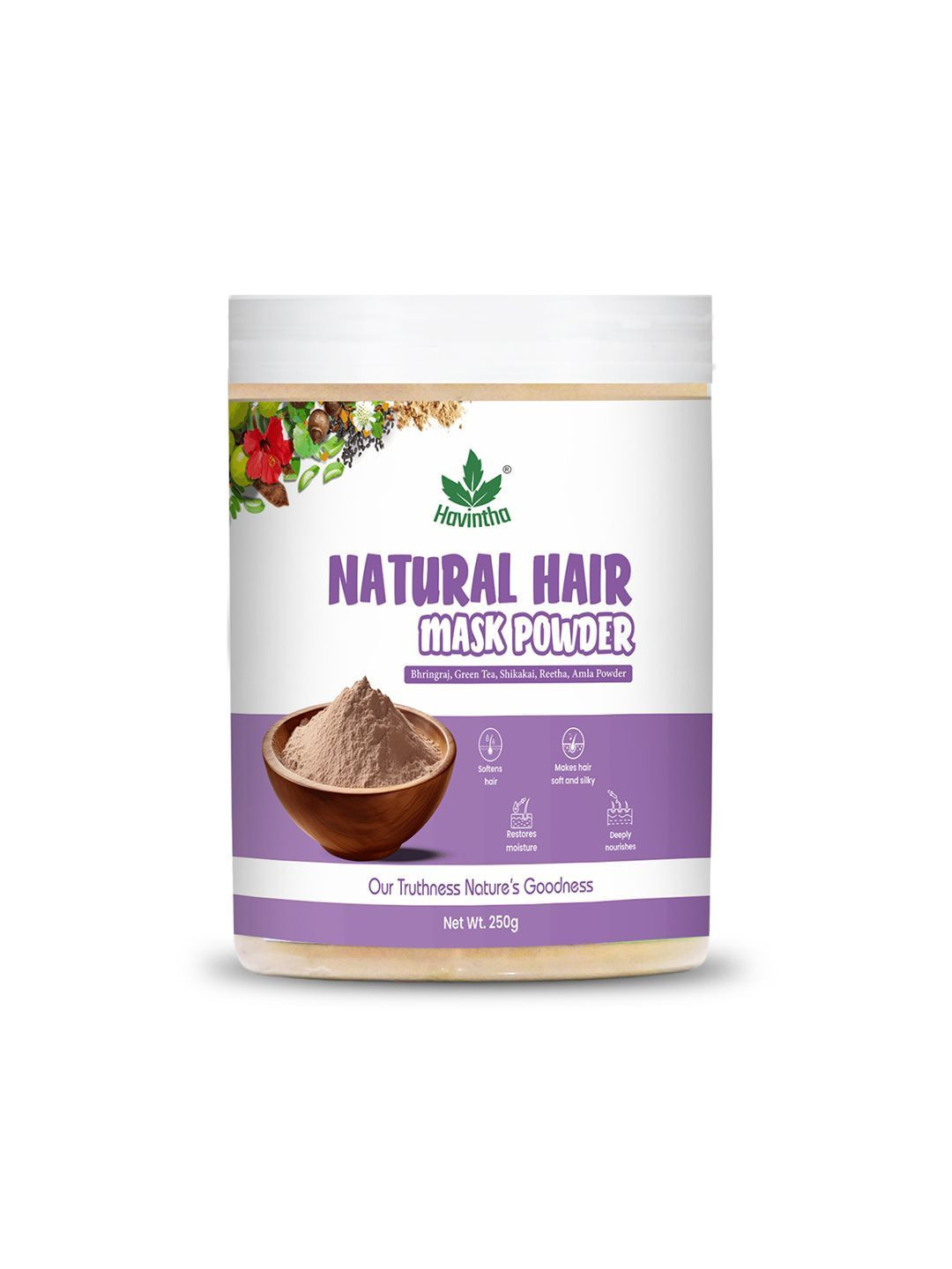 Havintha Hair Mask For Hair Fall Growth Split Ends Luster Shining Nourishment - 250g