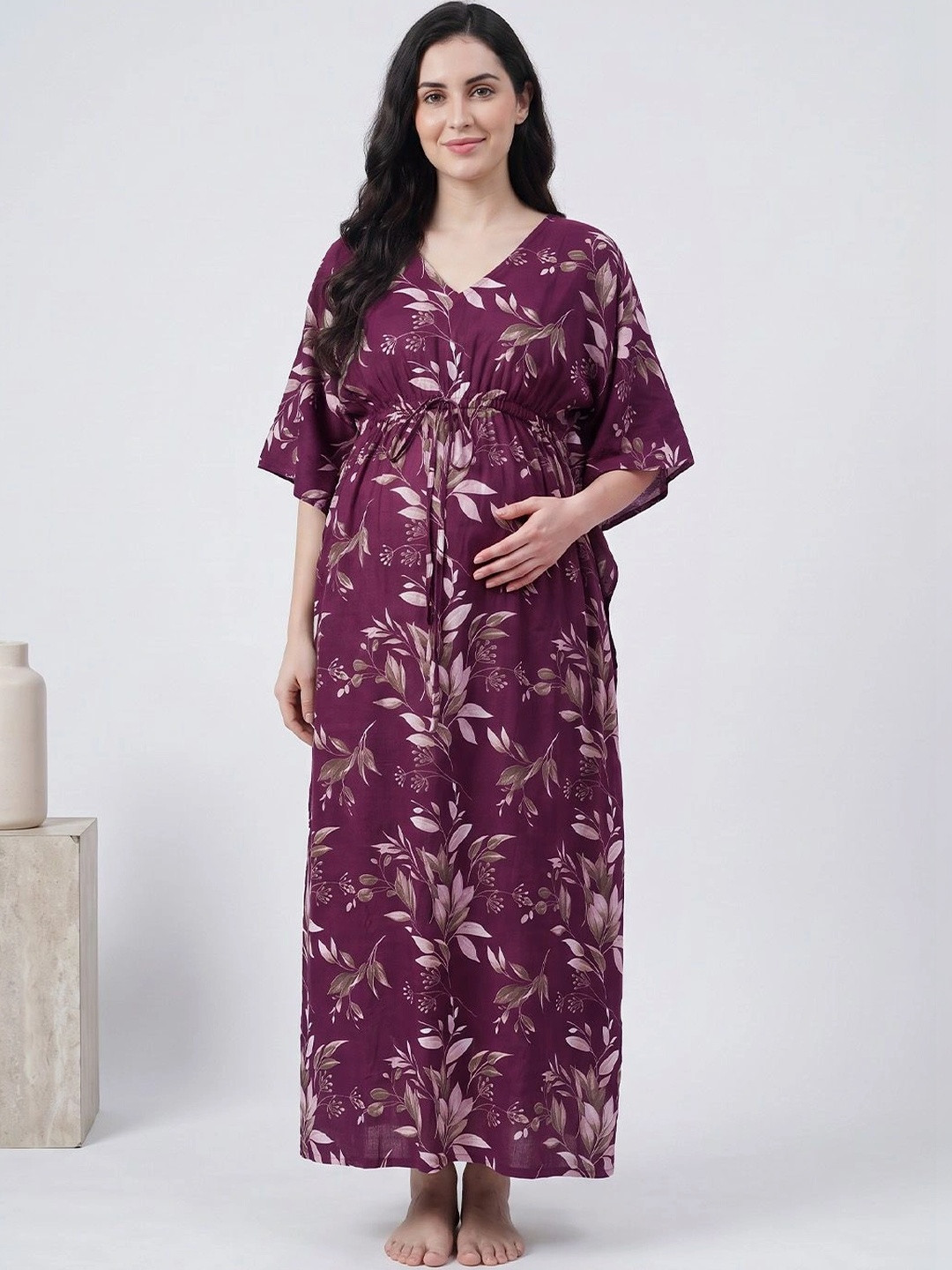 Secret Wish Printed Maxi Nightdress