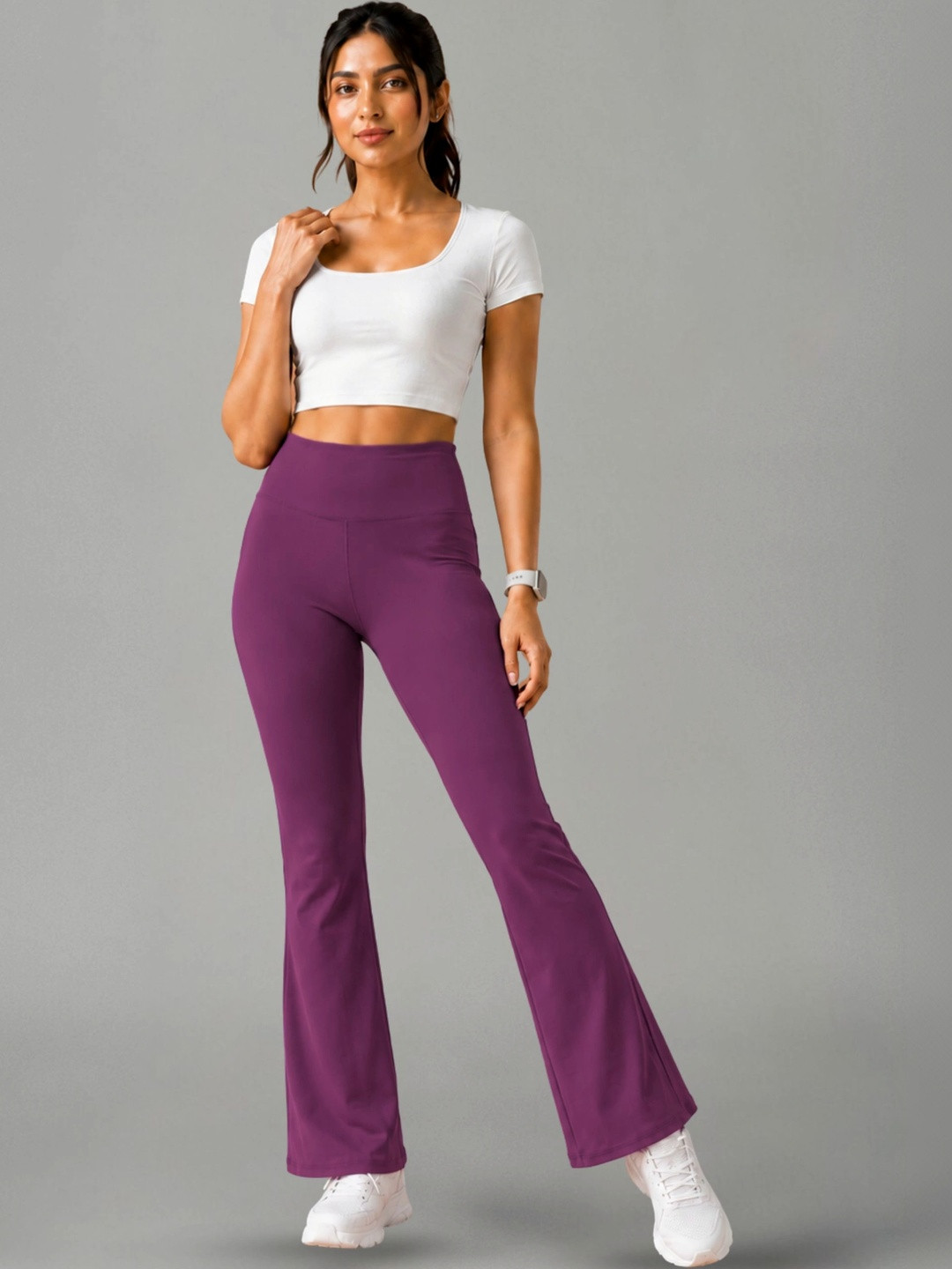 KASHIKAY CREATION High-Rise Ankle Length Gym Tights