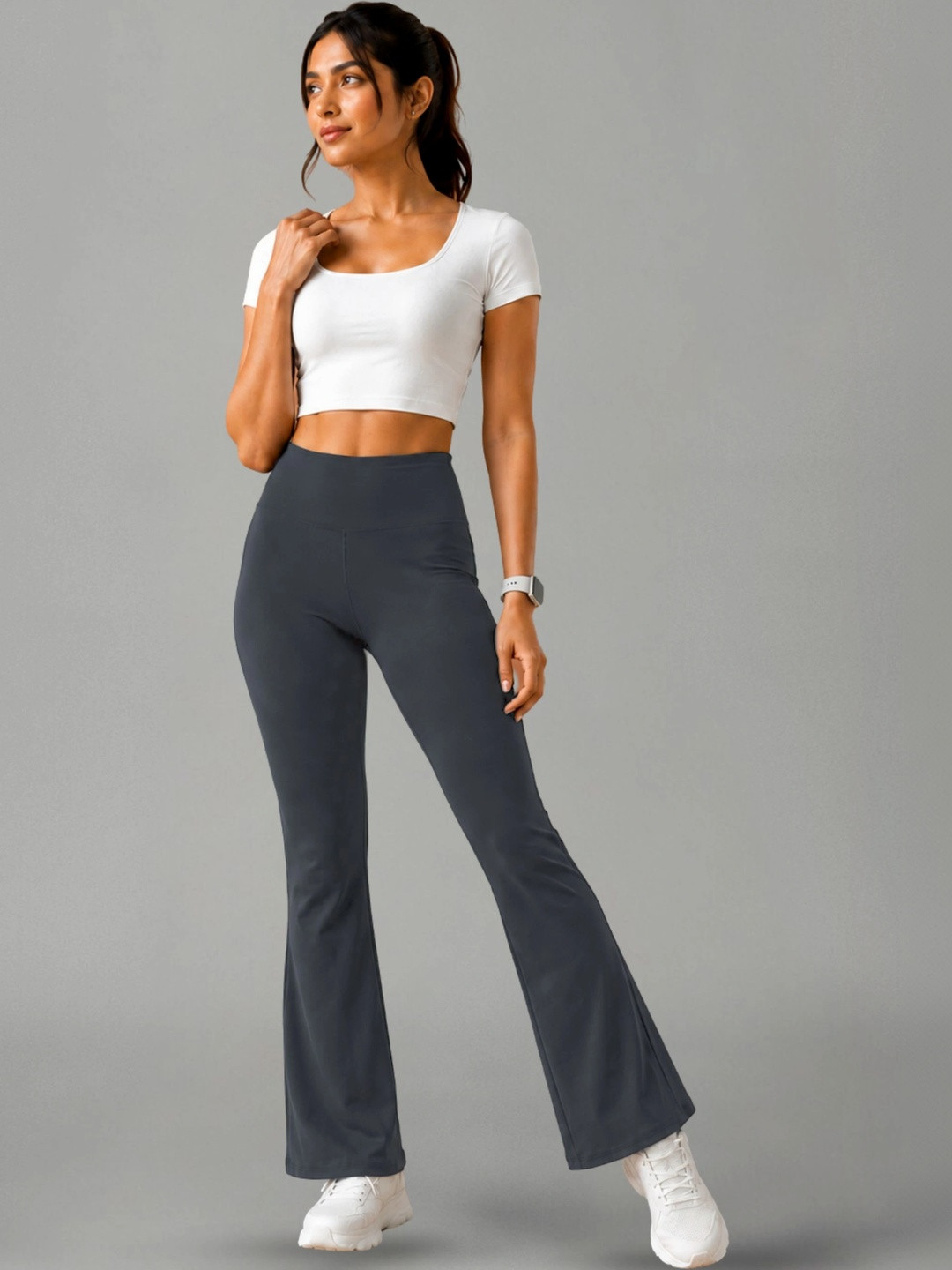 KASHIKAY CREATION High-Rise Ankle Length Gym Tights
