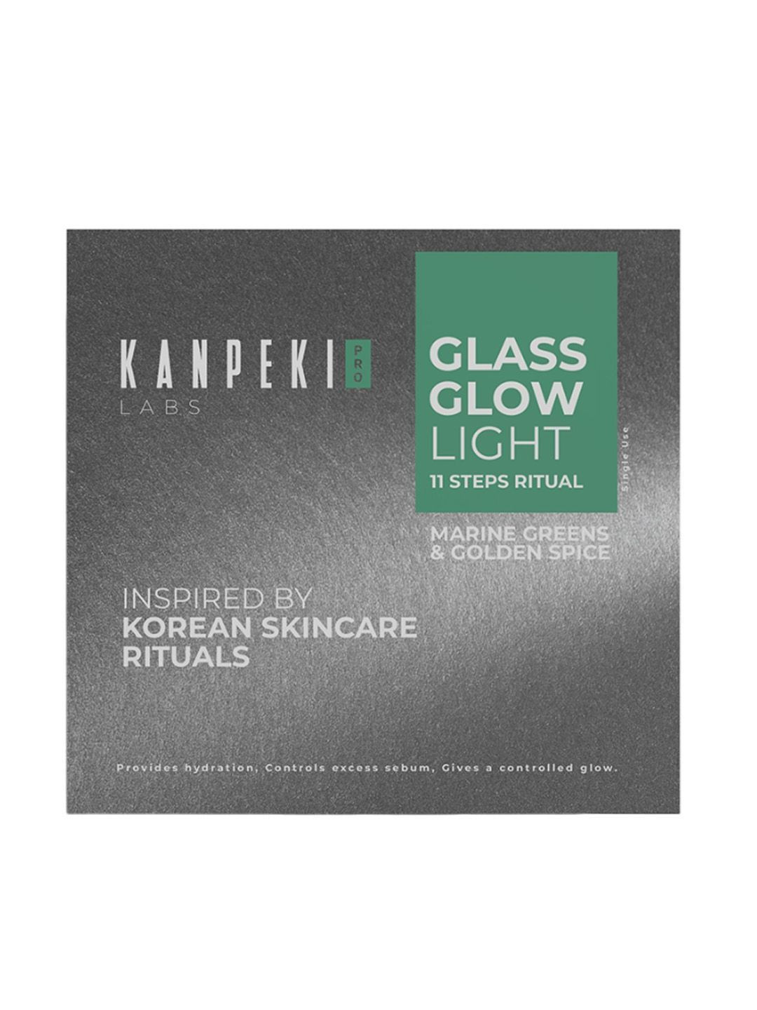 Kanpeki Korean Glass Glow Light 11-Step Facial Kit for Oily & Combination Skin
