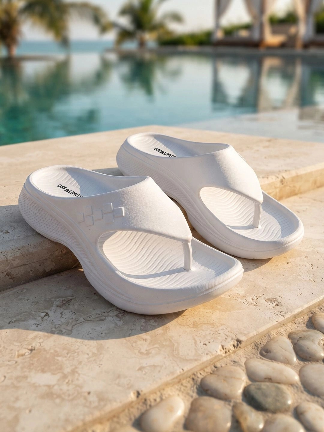 OFF LIMITS Men Rubber Thong Flip-Flops