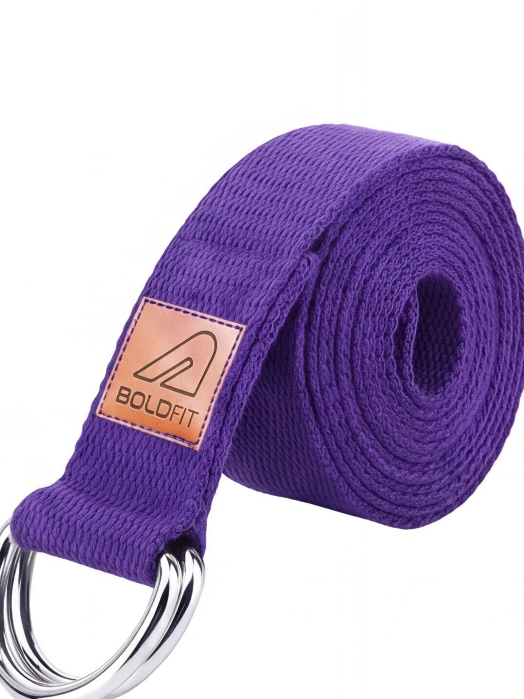 BOLDFIT Purple Solid Stretching Yoga Belt