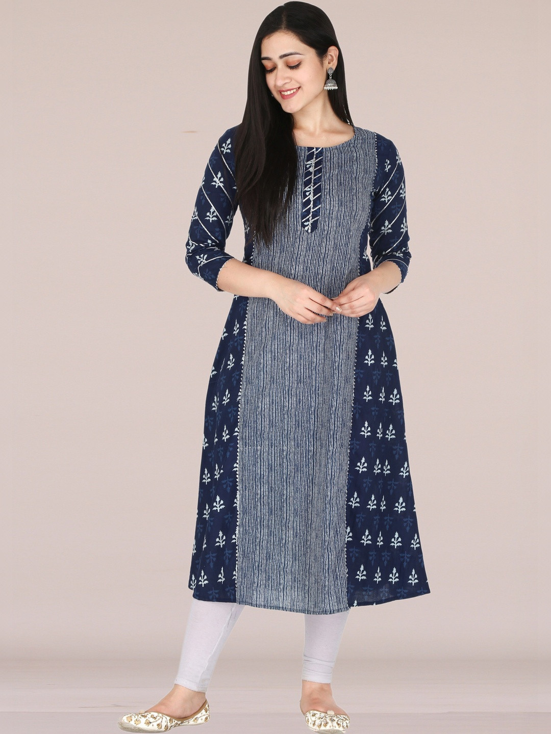 KRIFTEE Women Ethnic Motifs Printed Indie Prints Kurta