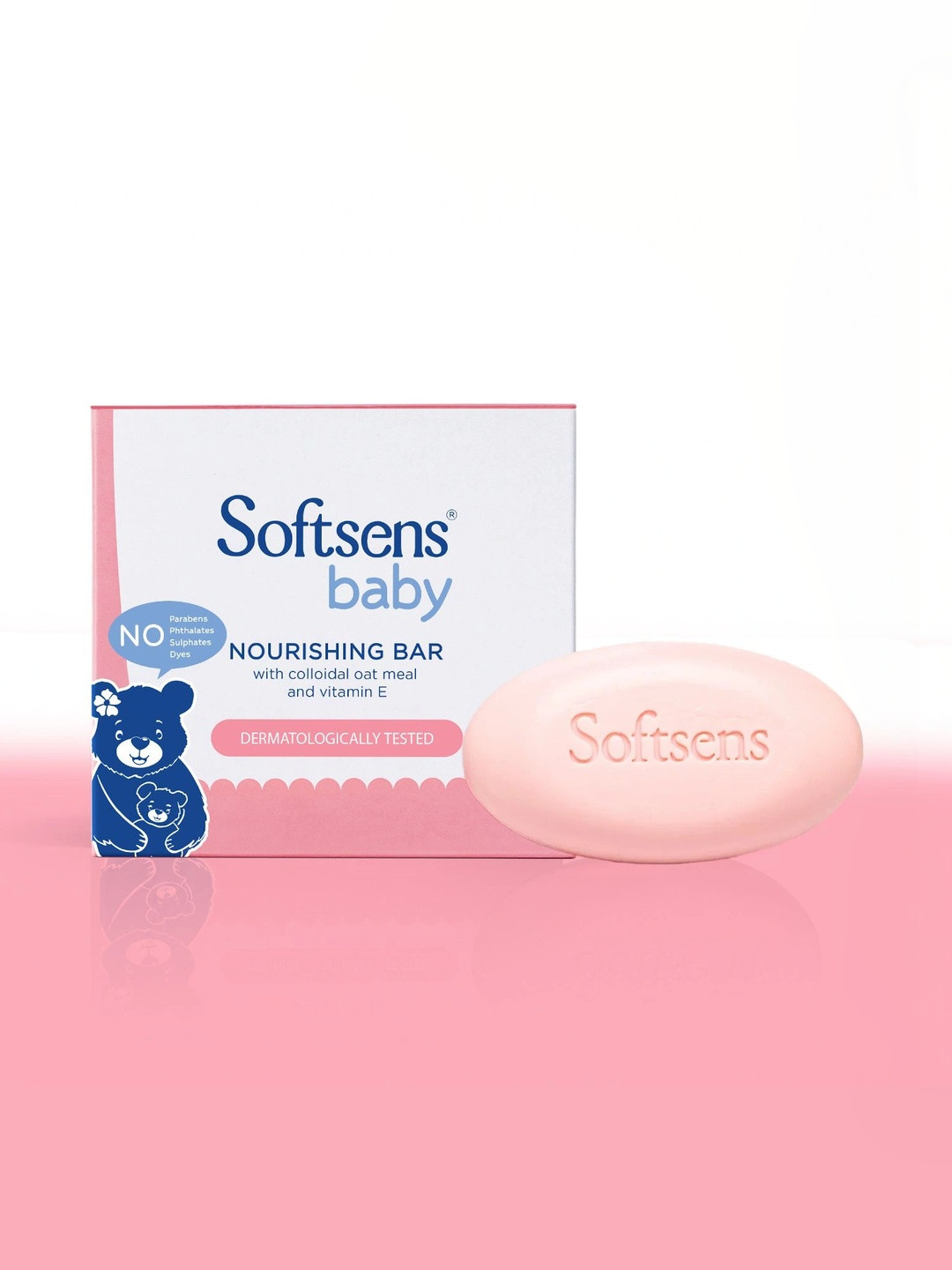 Softsens Set Of 3 Nourishing Baby Bar Soap 300g