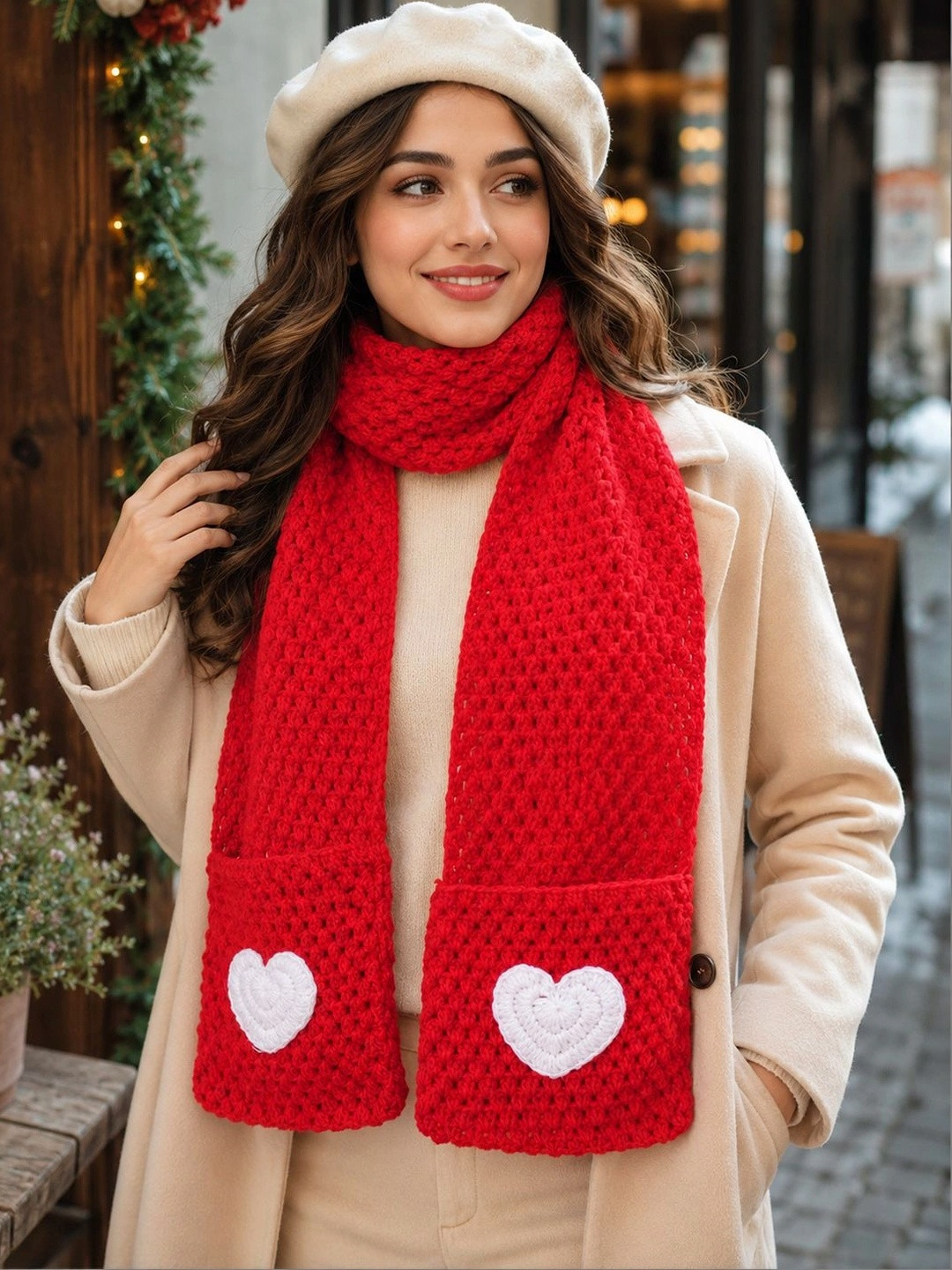 Velvery Women Patterned Acrylic Mufflers