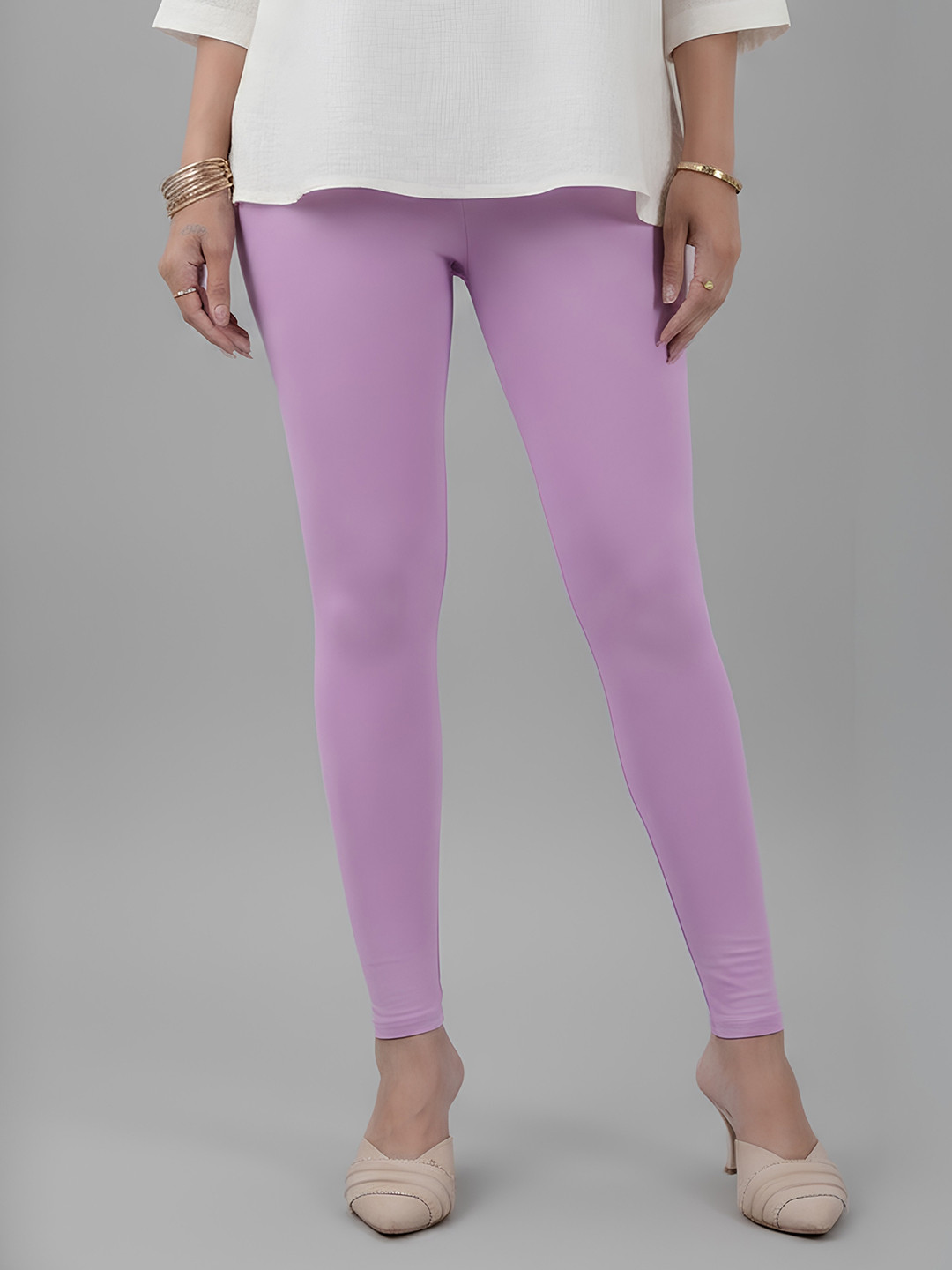 COLRINA Women Solid Ankle Length Leggings