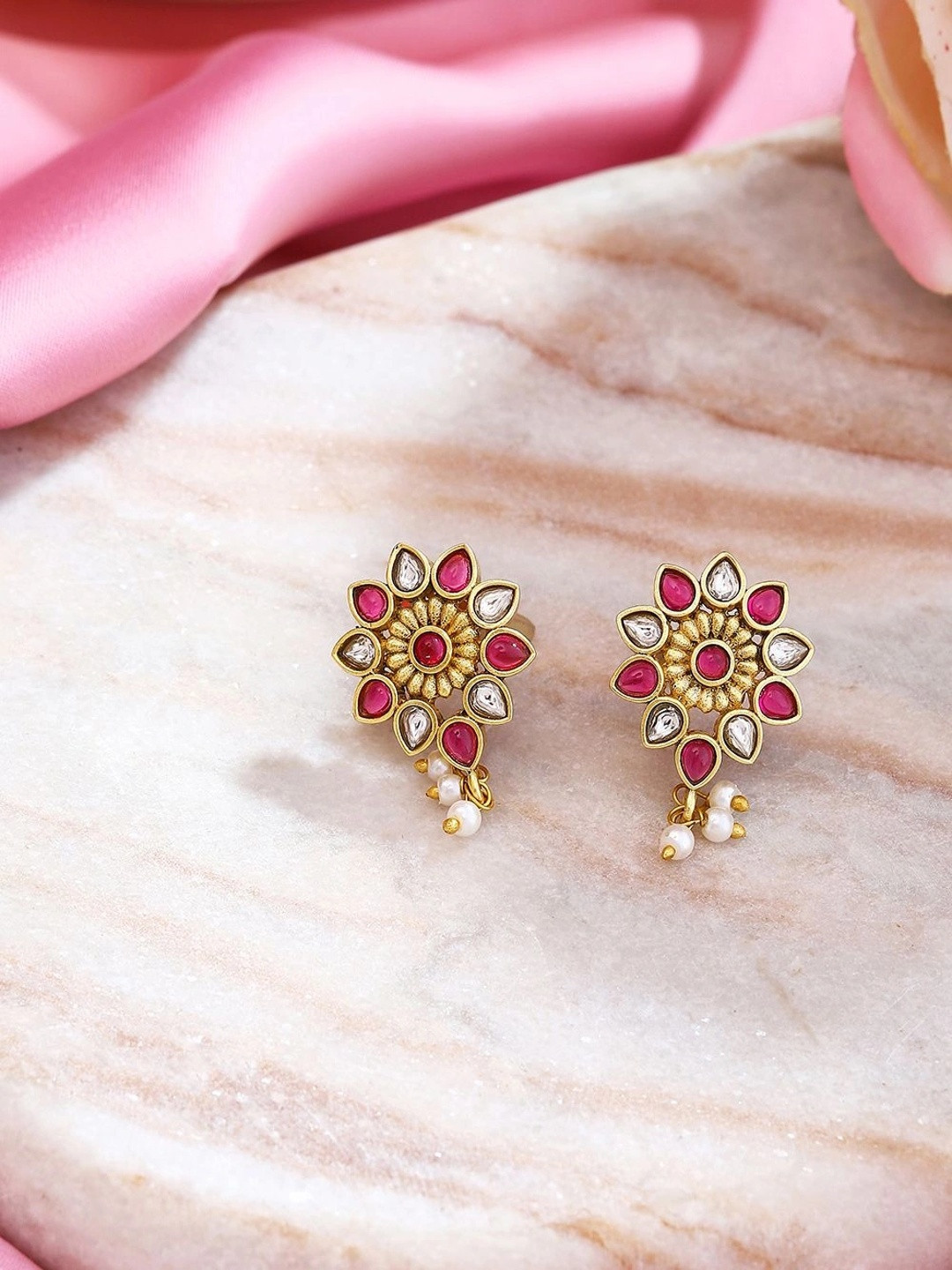 Fabindia Floral Studs Earrings