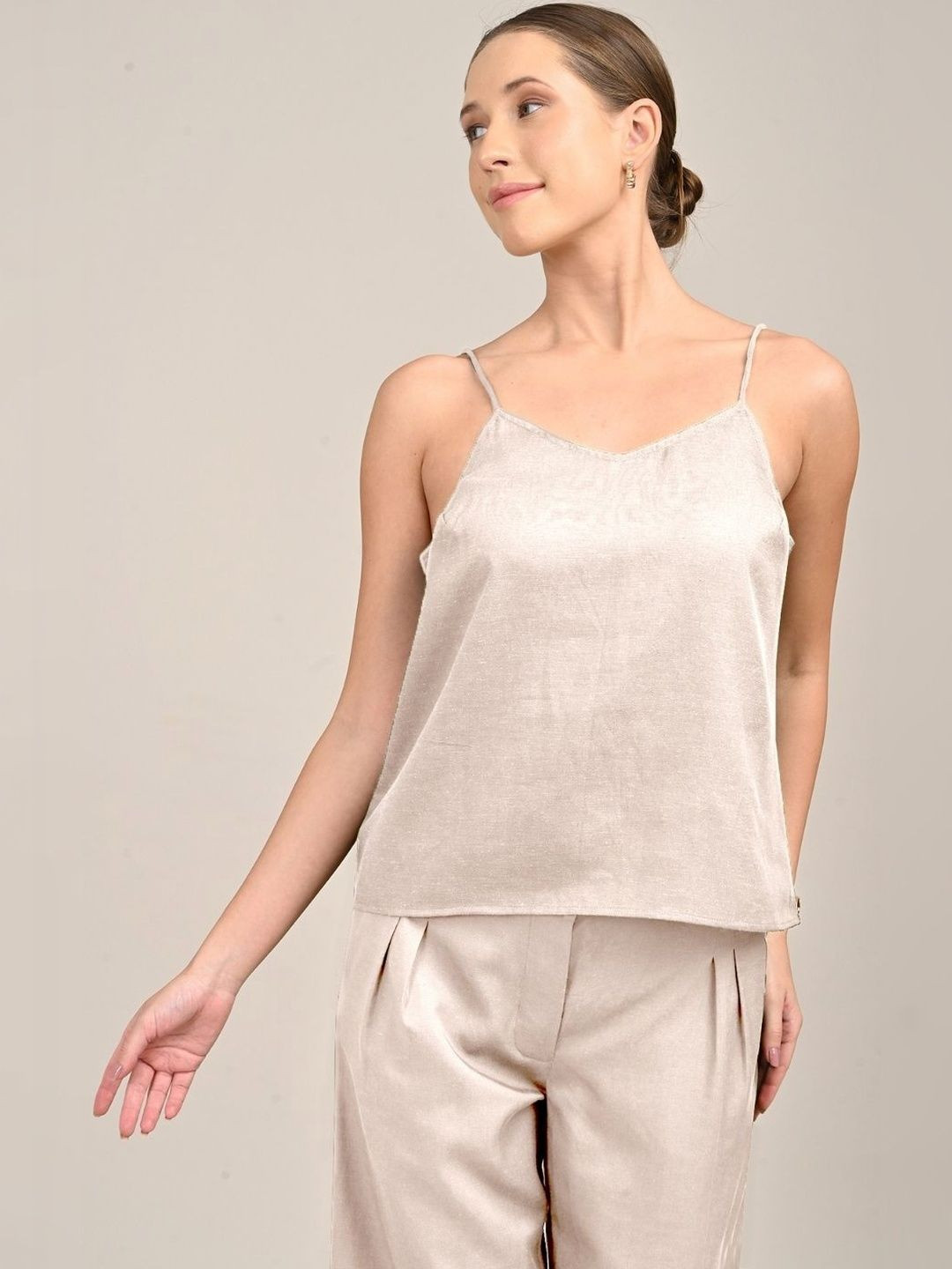 Saltpetre Linen Tank Top