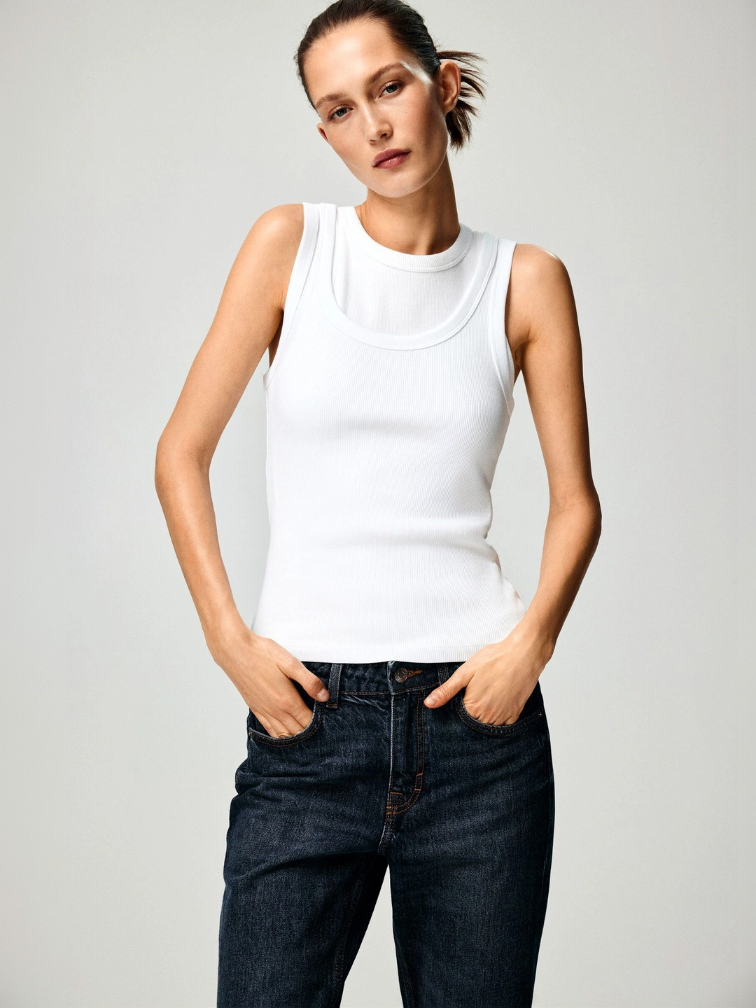 H&M Ribbed vest top