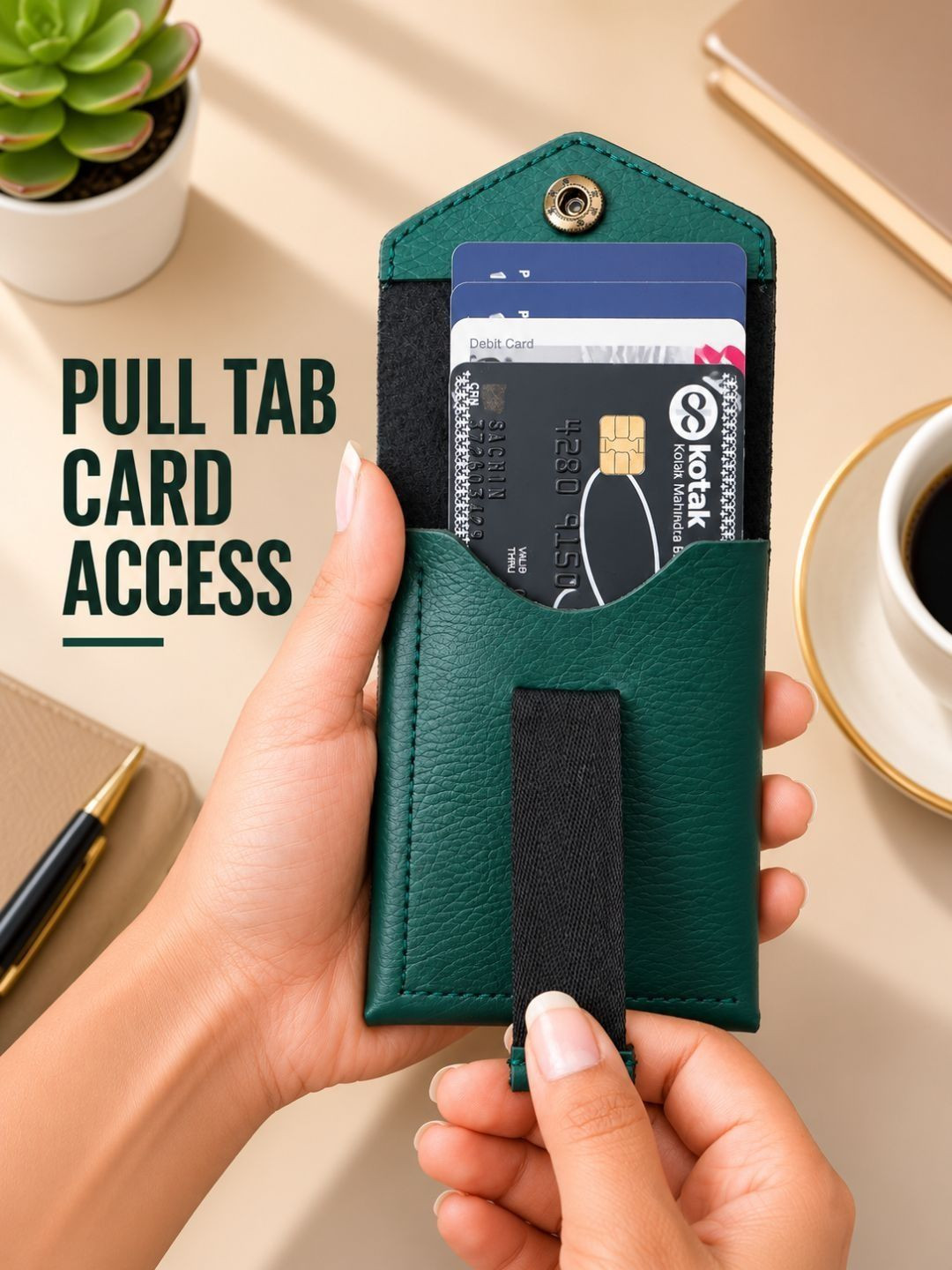 WALLETKART Men Leather Card Holder