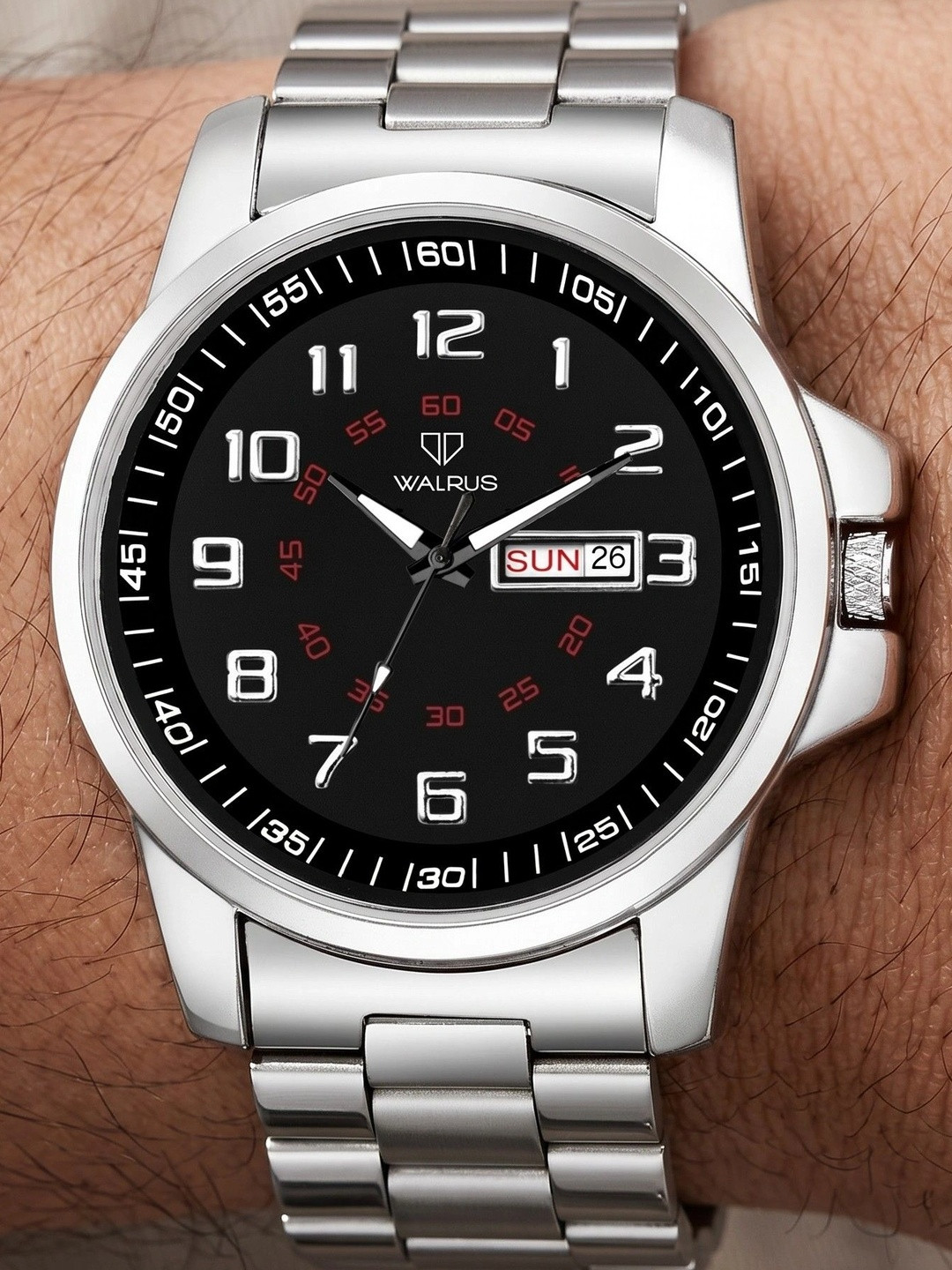 Walrus Men Black Analogue Watch WWTM 020707