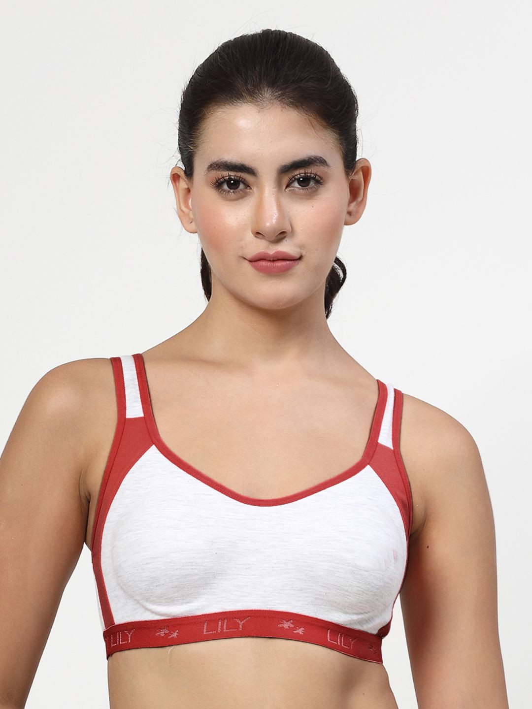 LILY Full Coverage Non Padded Sports Bra