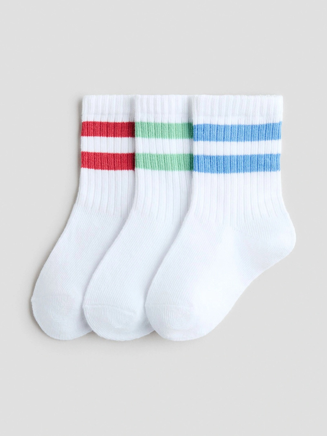 H&M Boys Striped Above Ankle Socks