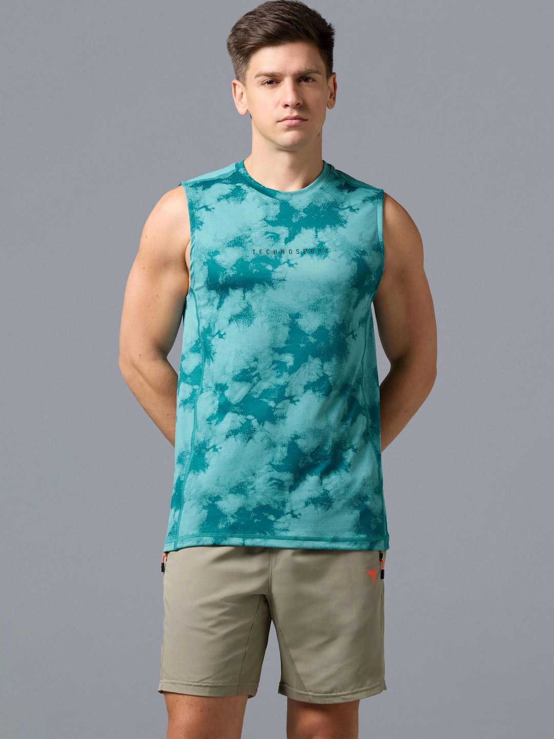 Technosport Printed Gym Vest