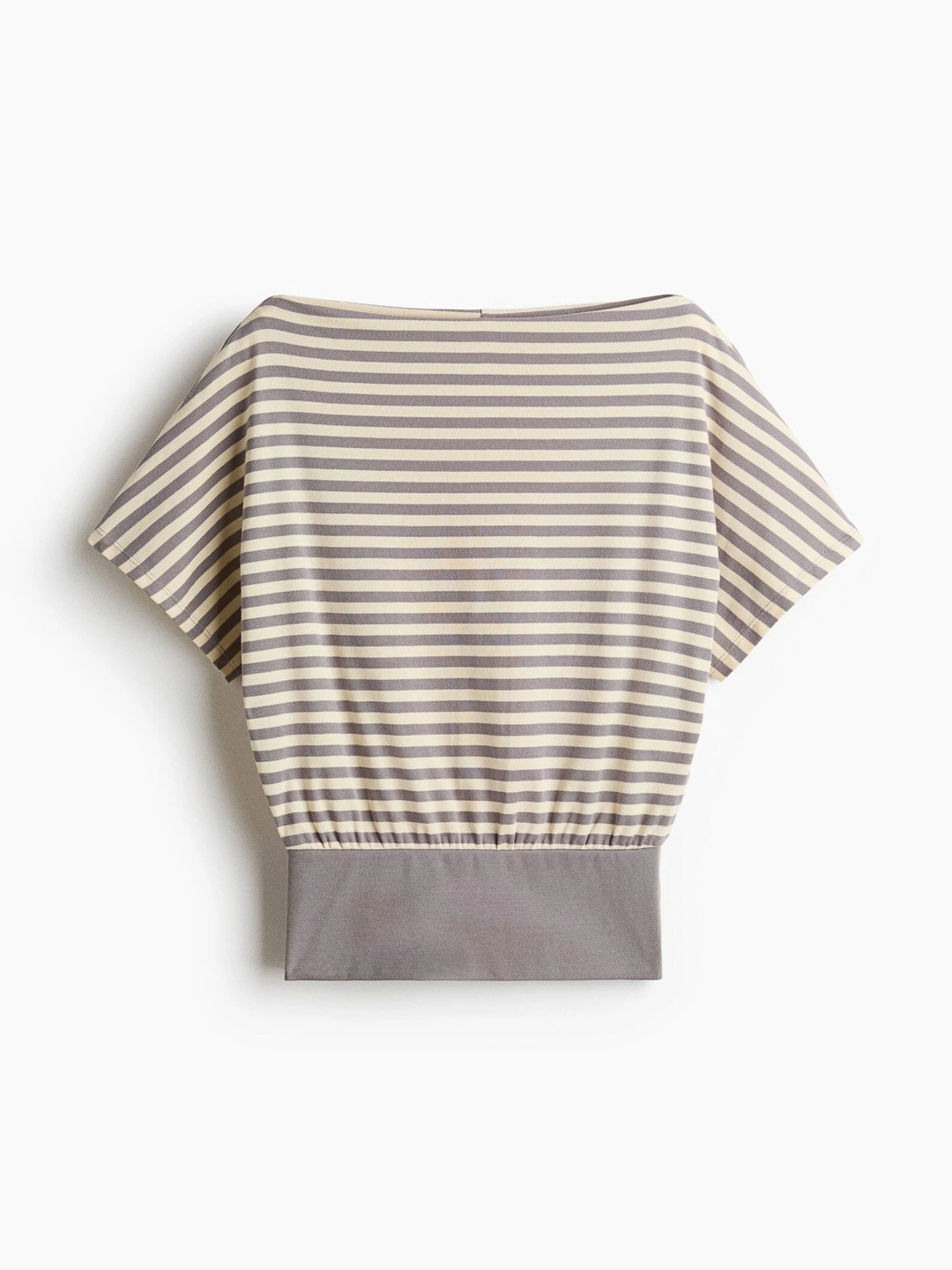 H&M Boat-Neck Cotton Top