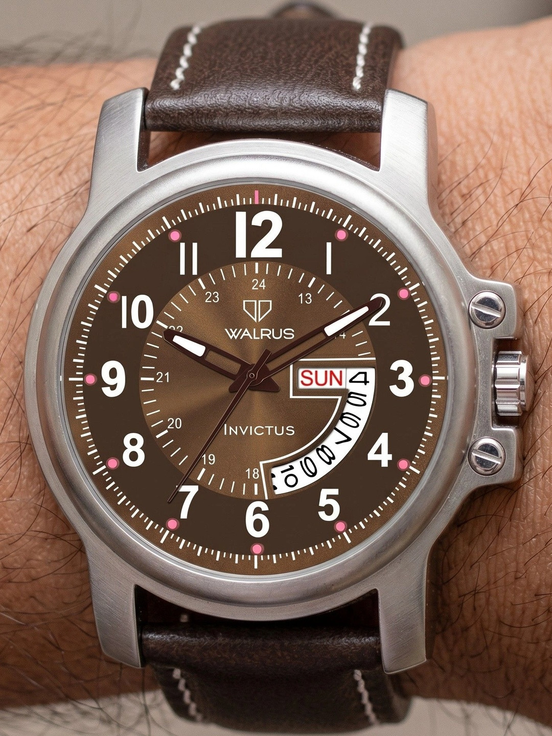 Walrus Men Brown Analogue Watch WWTM-MVRK-VIII-090907
