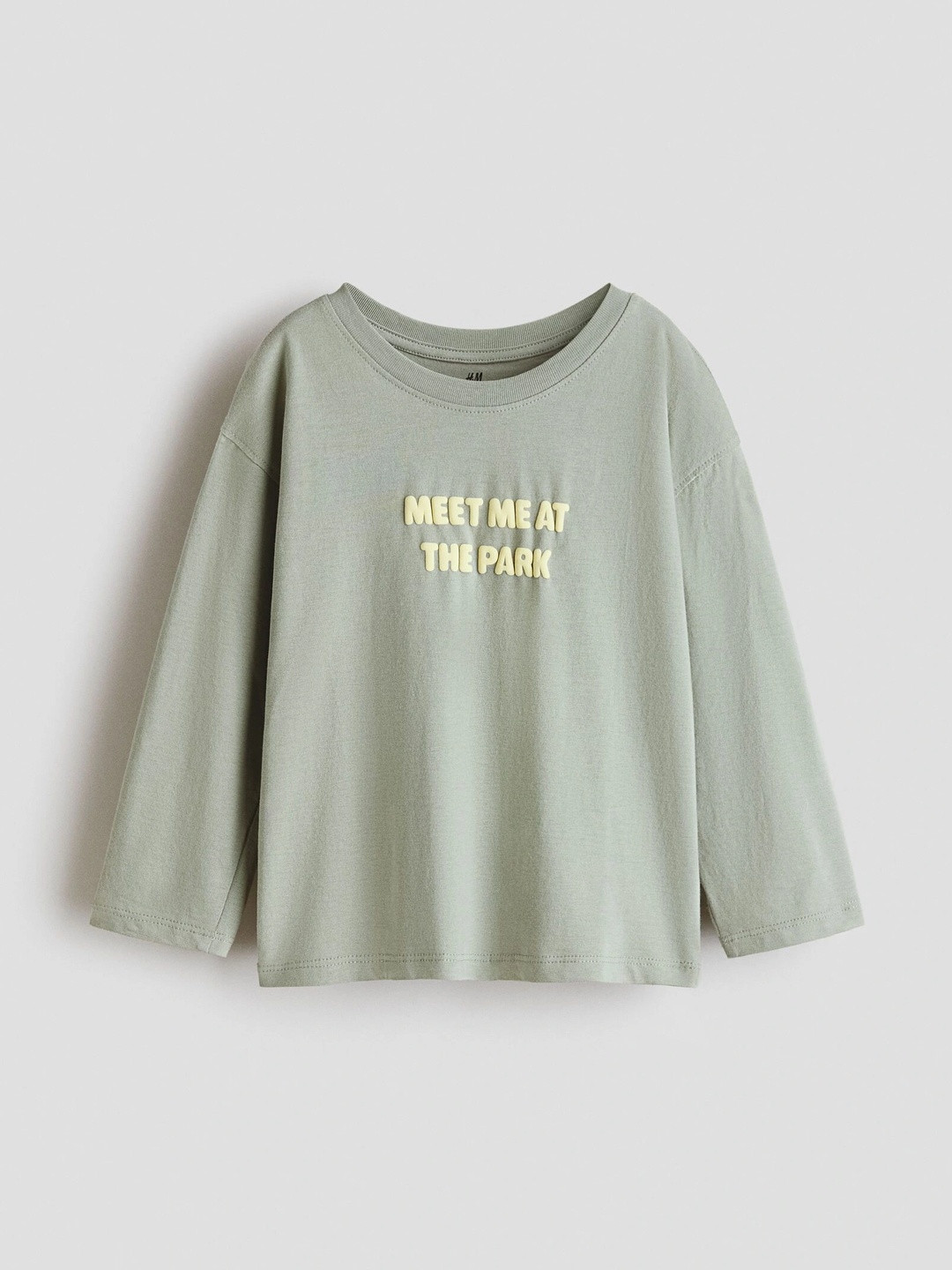 H&M Printed Long-Sleeved T-Shirt