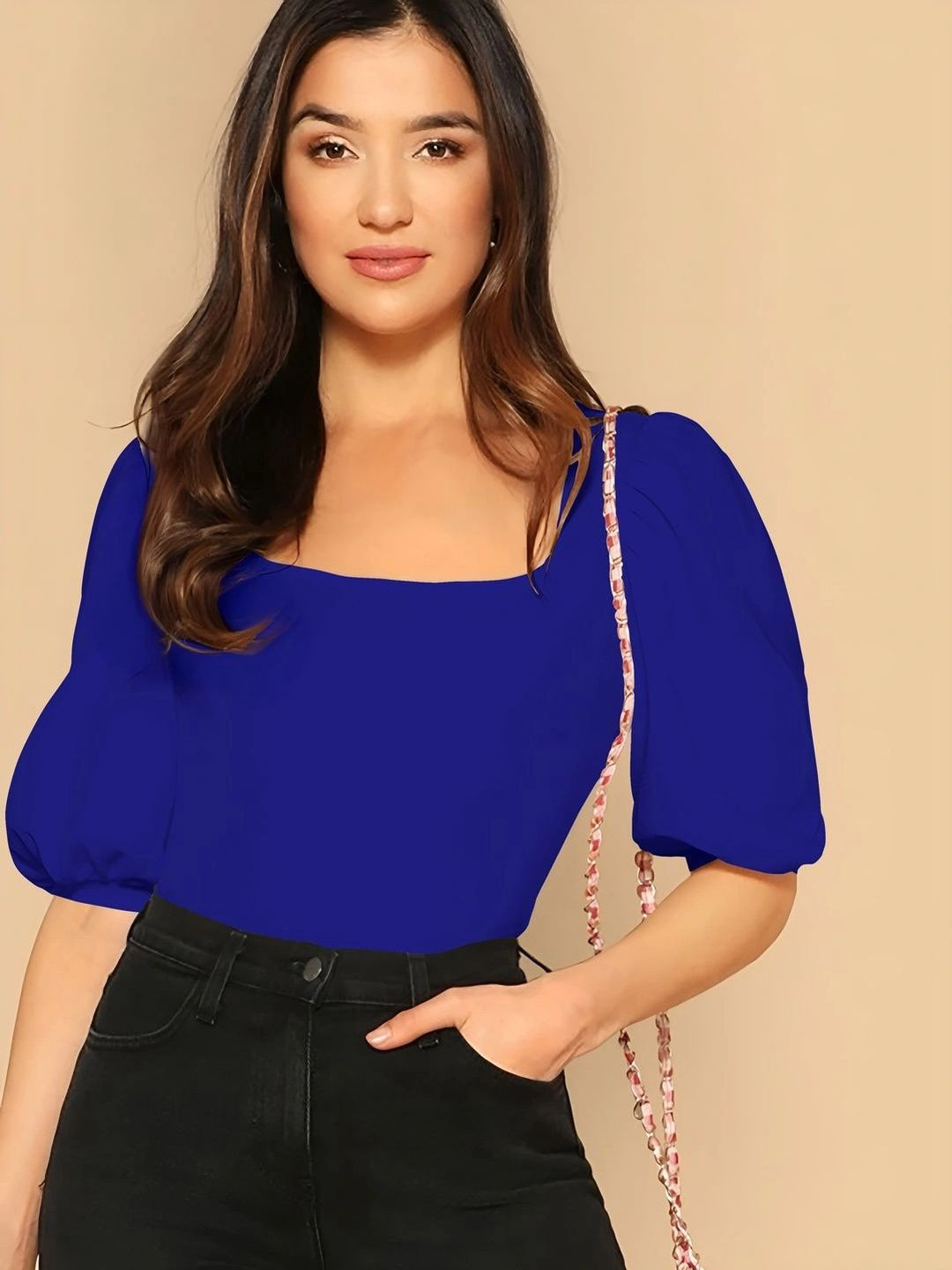 Maheshvi Puff Sleeve Top
