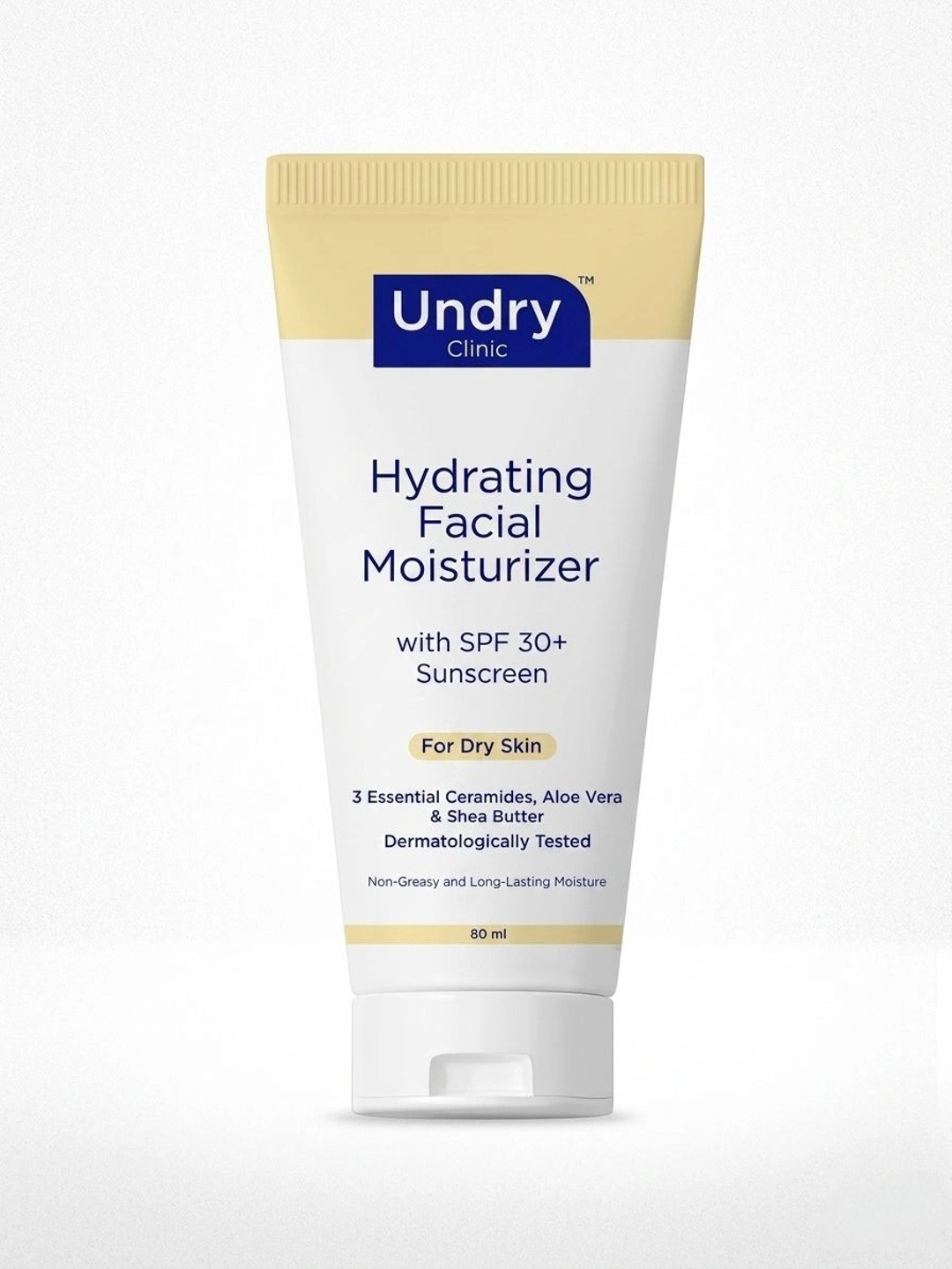Undry Facial Moisturizer for Dry Skin (80ml)