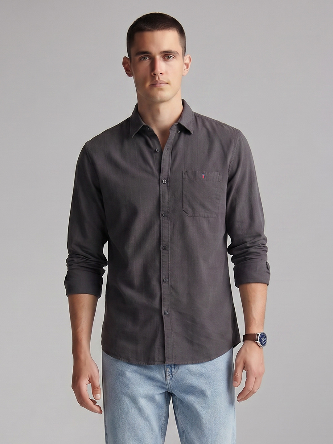 Louis Philippe Sport Men Slim Fit Casual Shirt