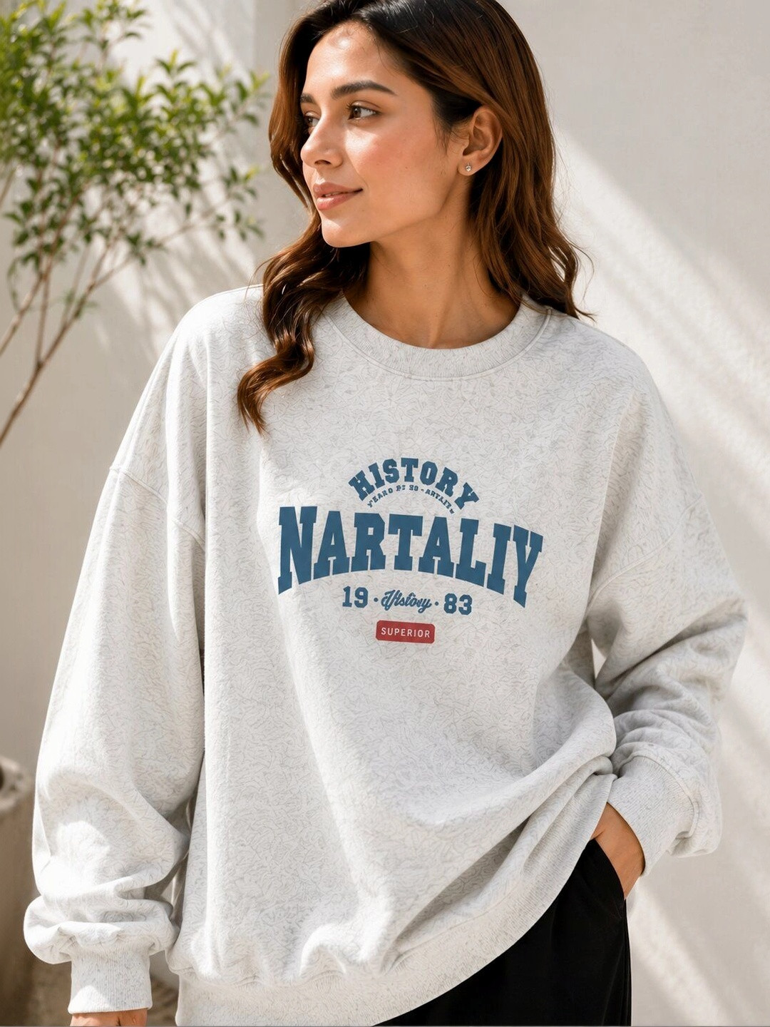 VEROCONIC Women Printed Sweatshirt