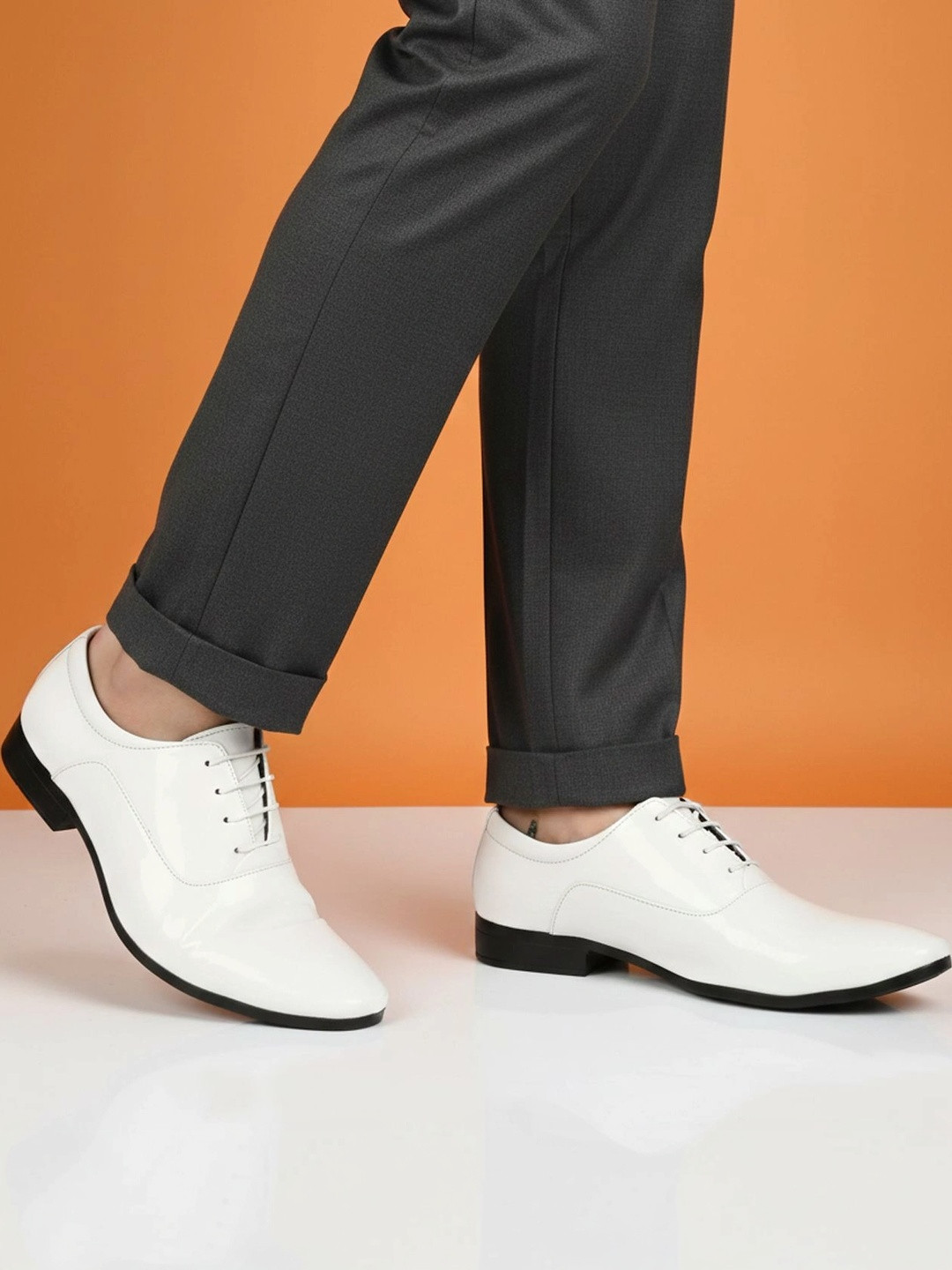 Vitoria Men Pointed Toe Lace-Ups Oxfords Formal Shoes With Cap