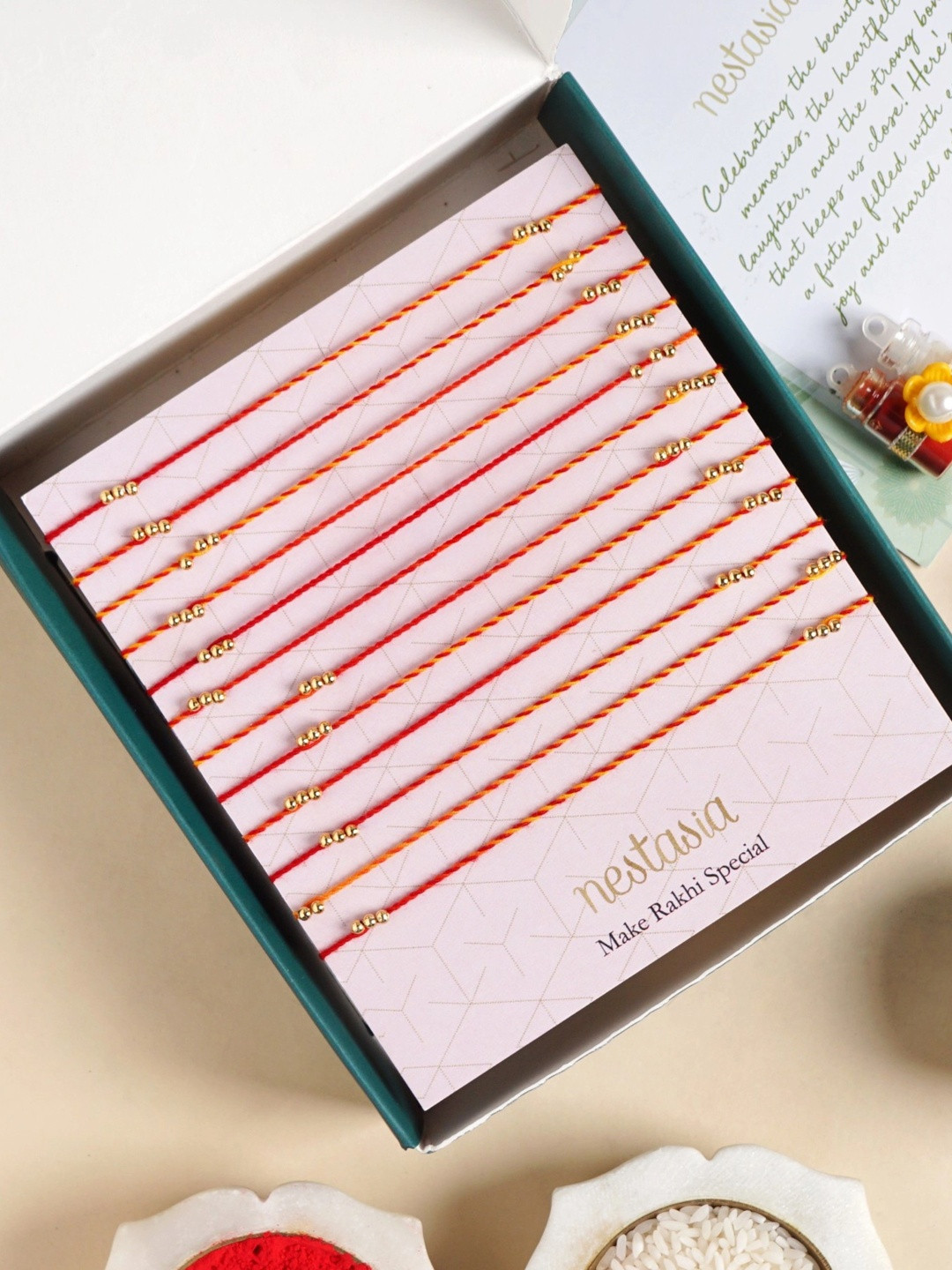 Nestasia Sacred Thread Family Rakhi Set