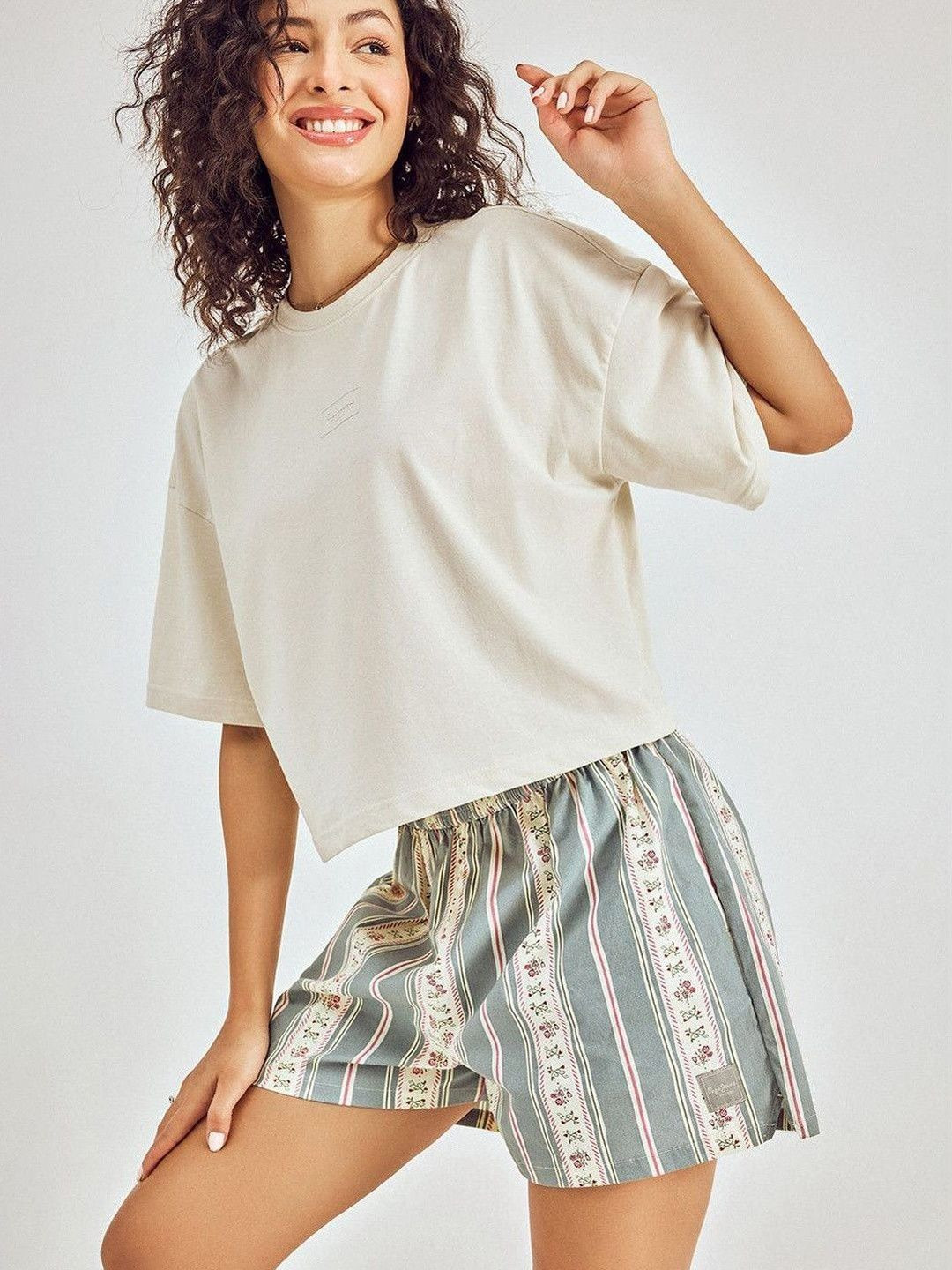 Pepe Jeans Women Printed Night suit