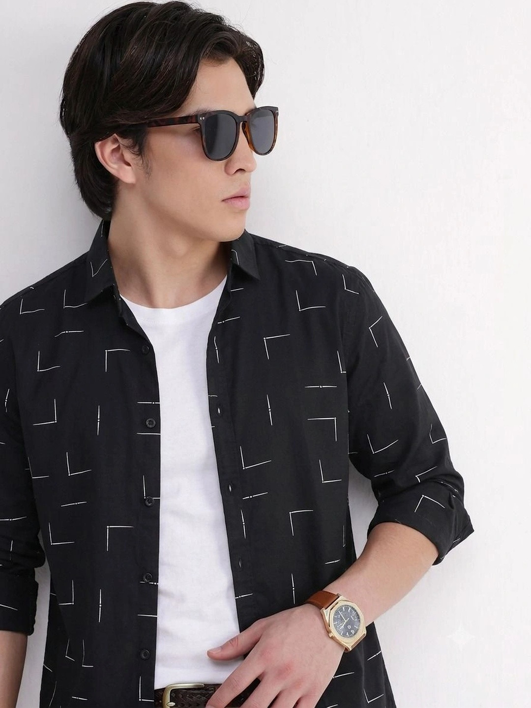 SHIRTZONE Men Comfort Printed Casual Shirt