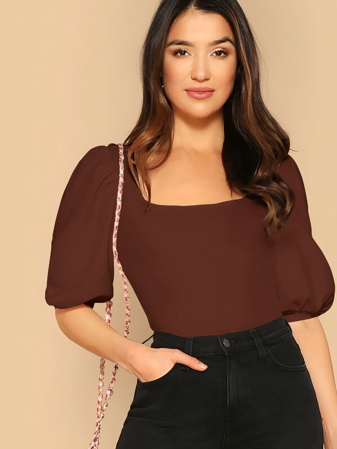 Maheshvi Puff Sleeve Top