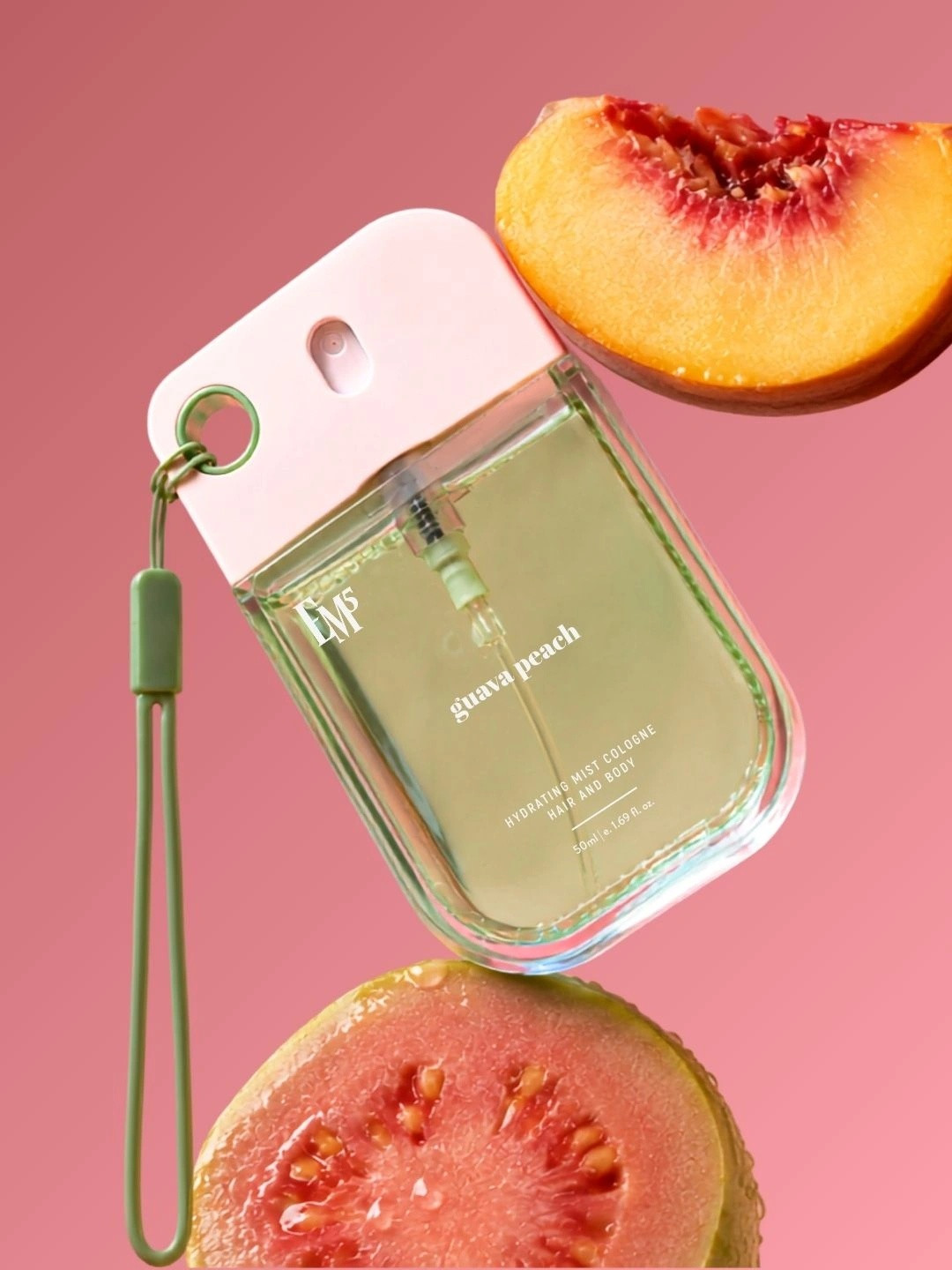 EM5 Women Guava Peach Long Lasting Hair & Body Mist - 50 ml