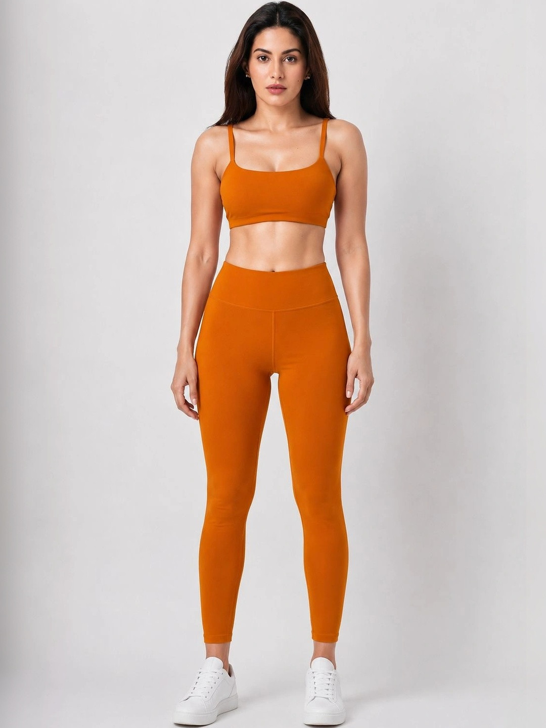 Shsuvia Heigh-Rise Ankle-Length Stretchable Tights